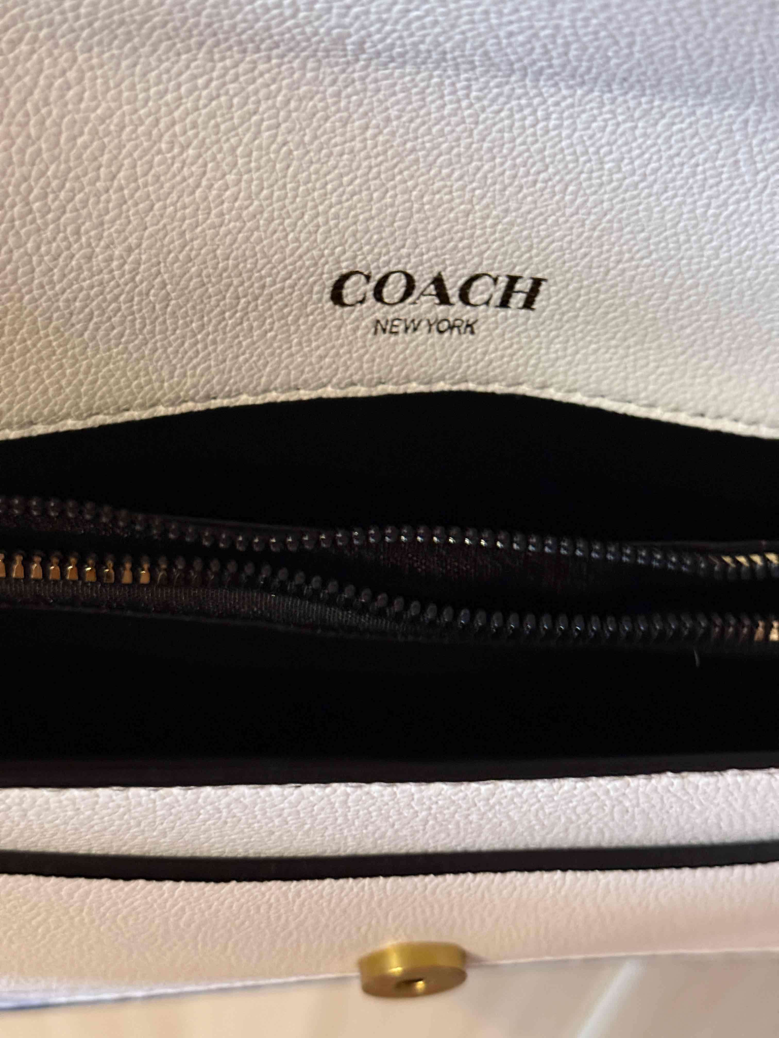 Cartera blanca estilo COACH - miniatura 6