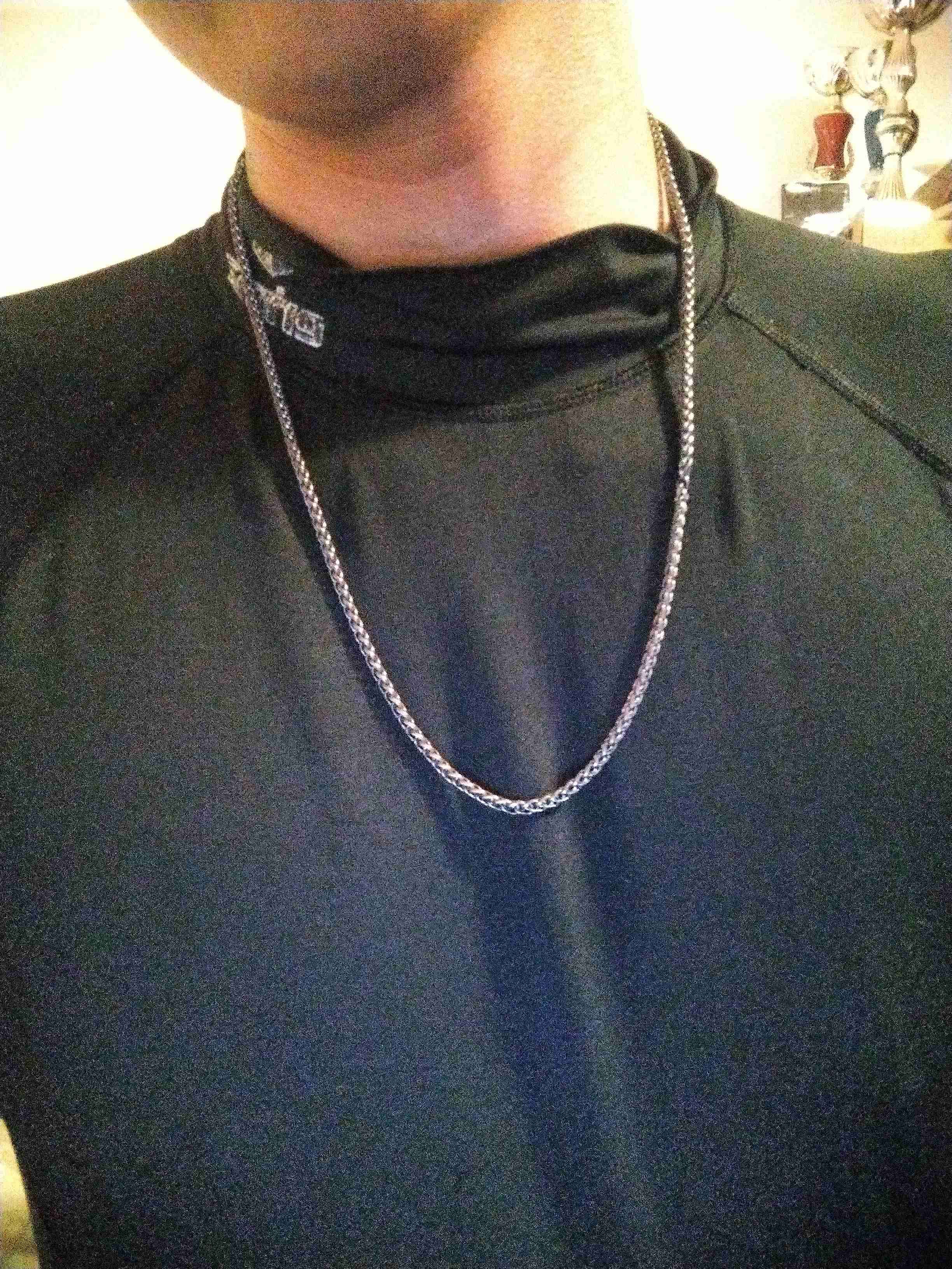 Cadena de plata simple