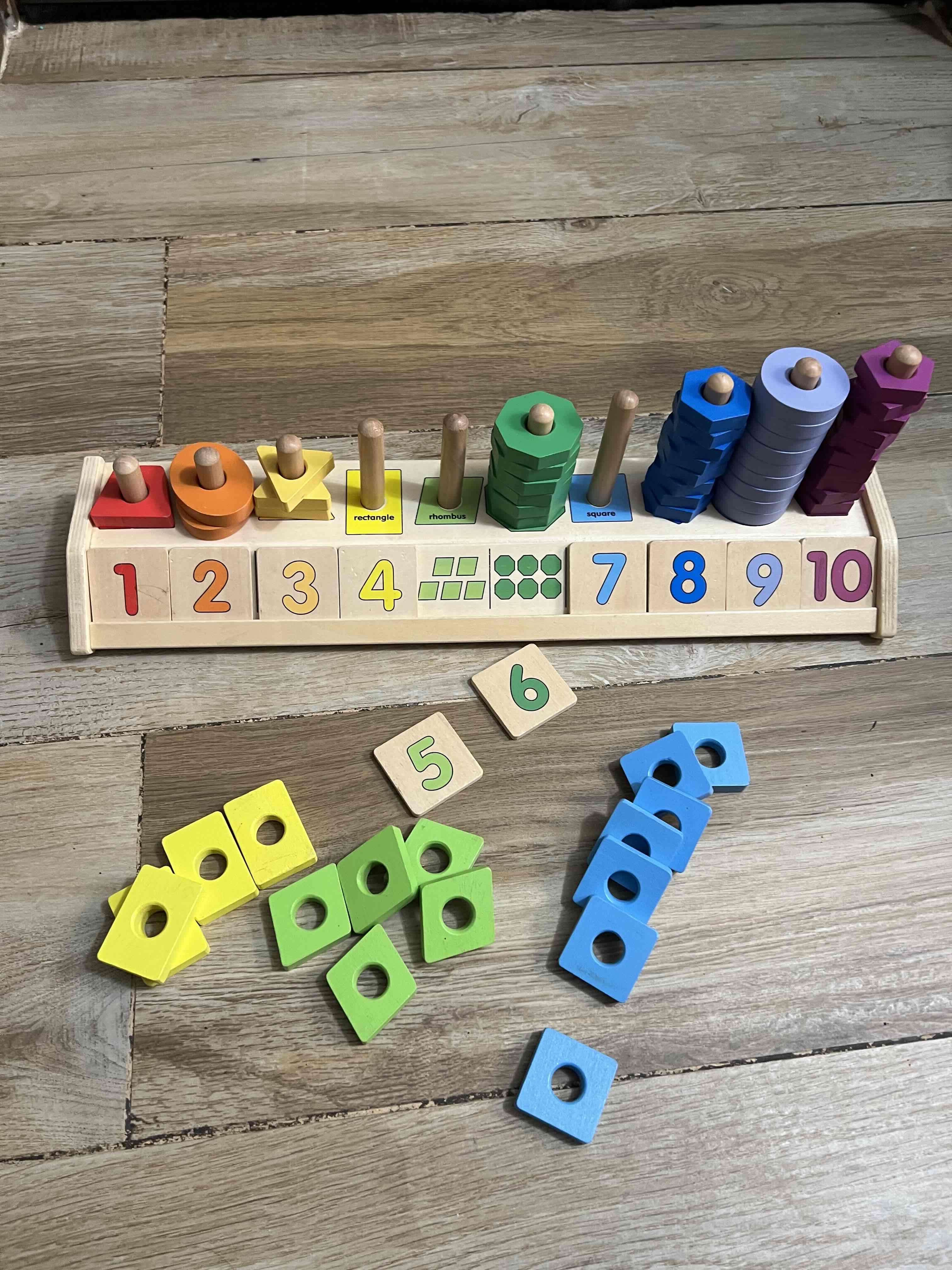 Juego educativo madera colores Melissa & Doug - miniatura 3