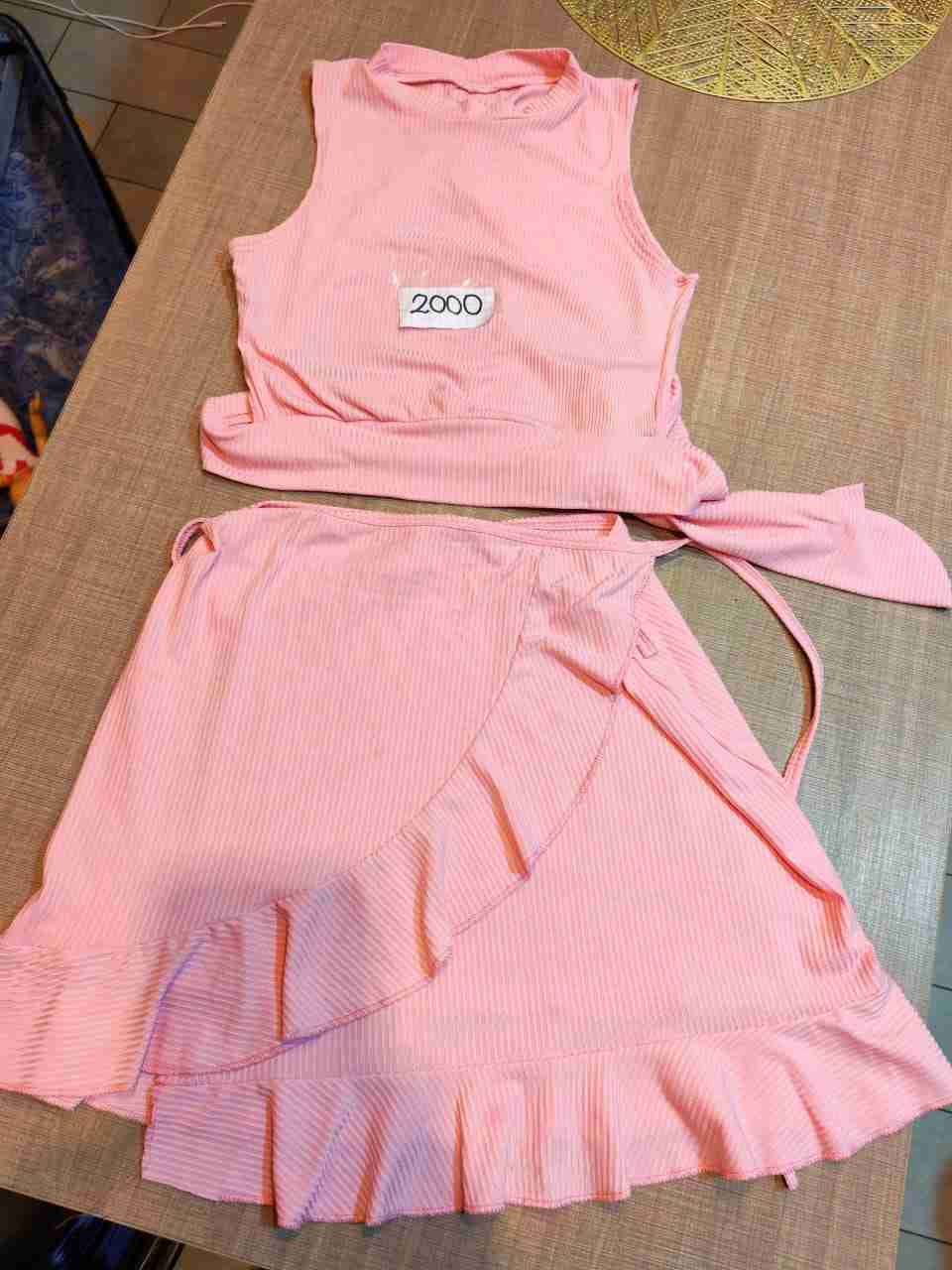 Top encaje color terracota - miniatura 5