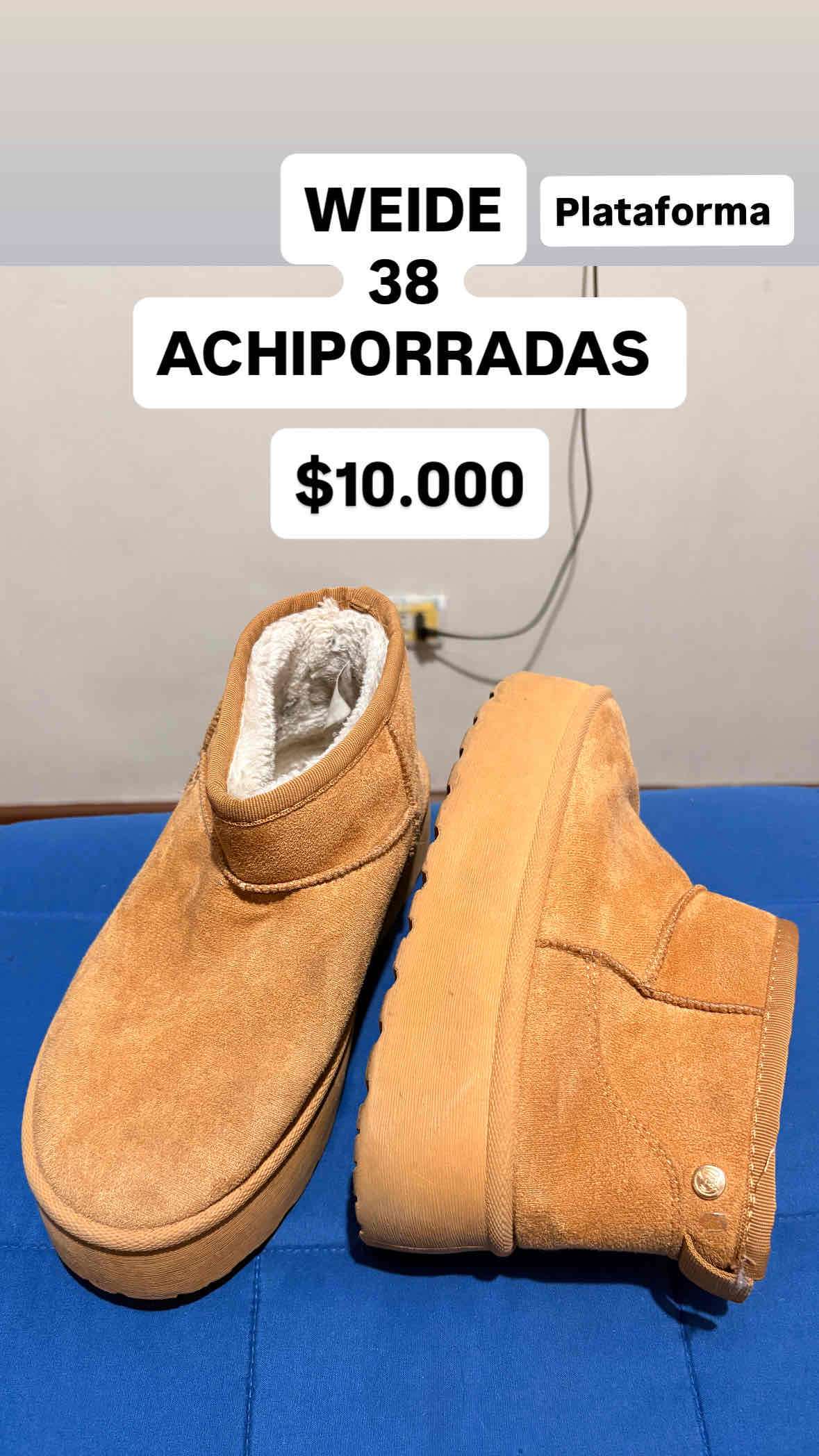 Botas plataforma Weide color café