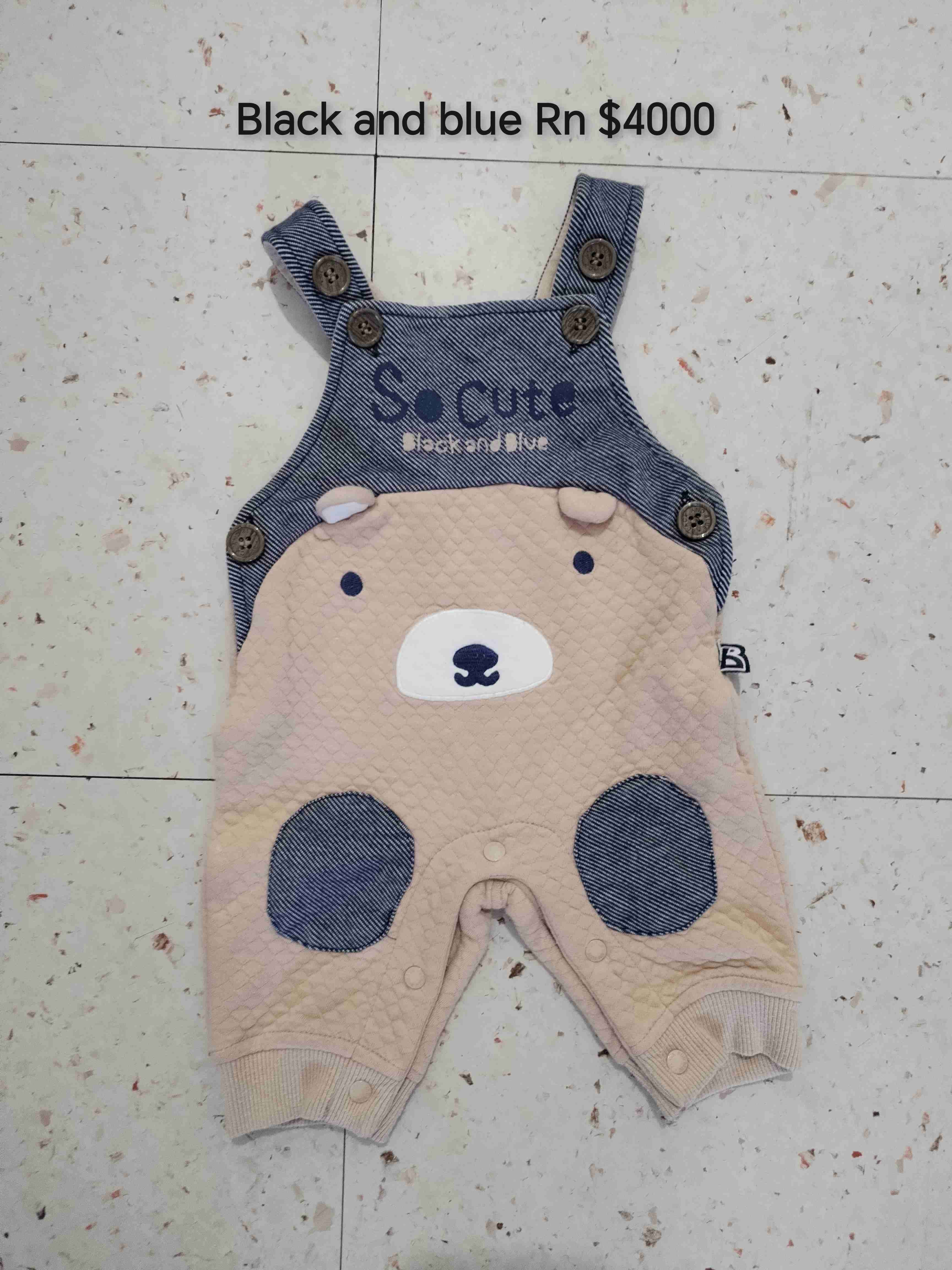 Conjunto de bebé black and blue