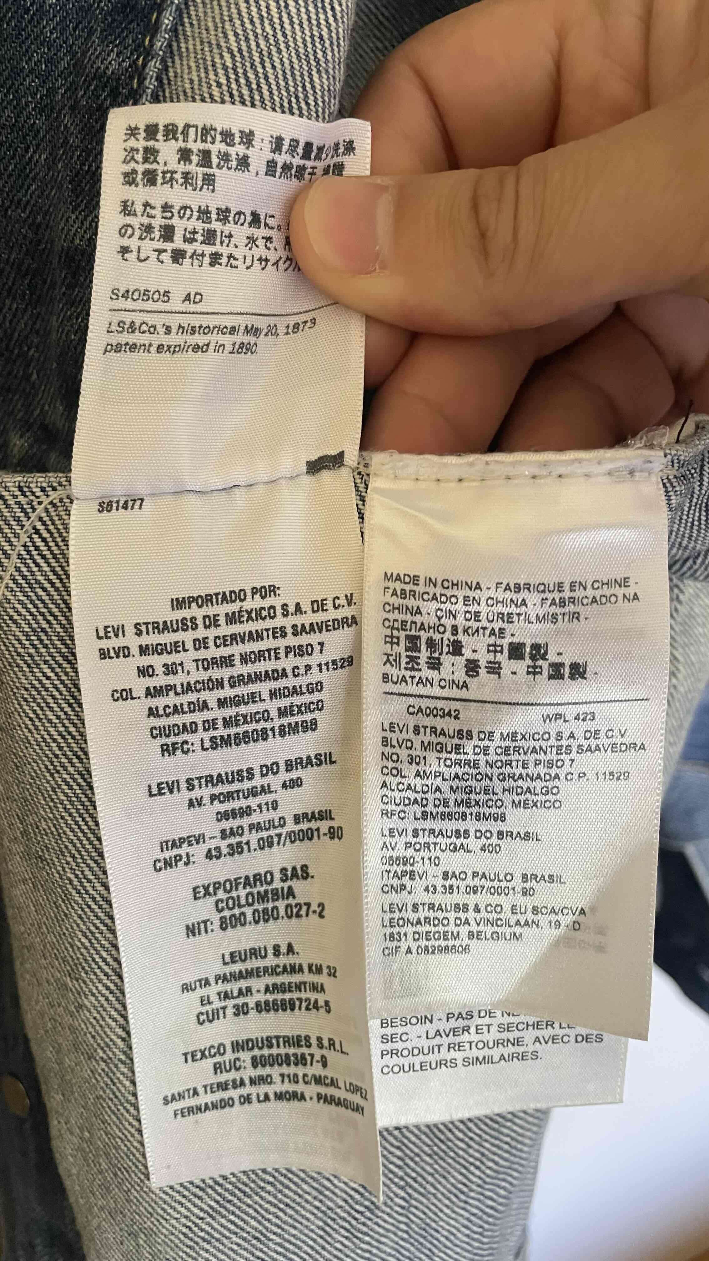 Chaqueta de mezclilla Levis M - miniatura 4