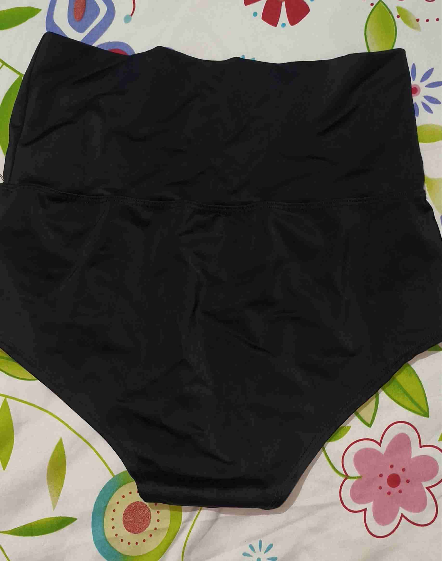 Calzón alto negro de mujer