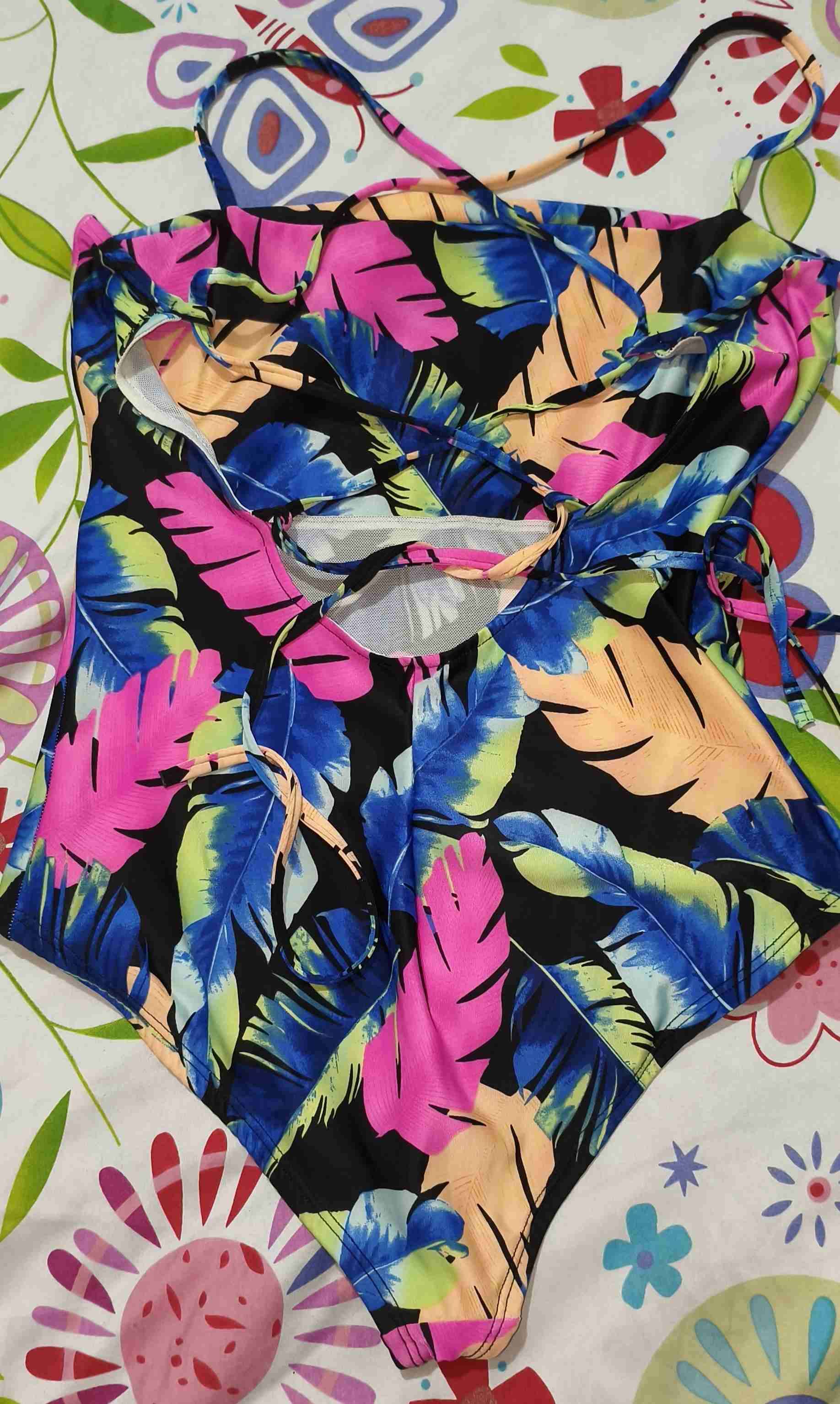 Traje de baño hojas tropicales - miniatura 2