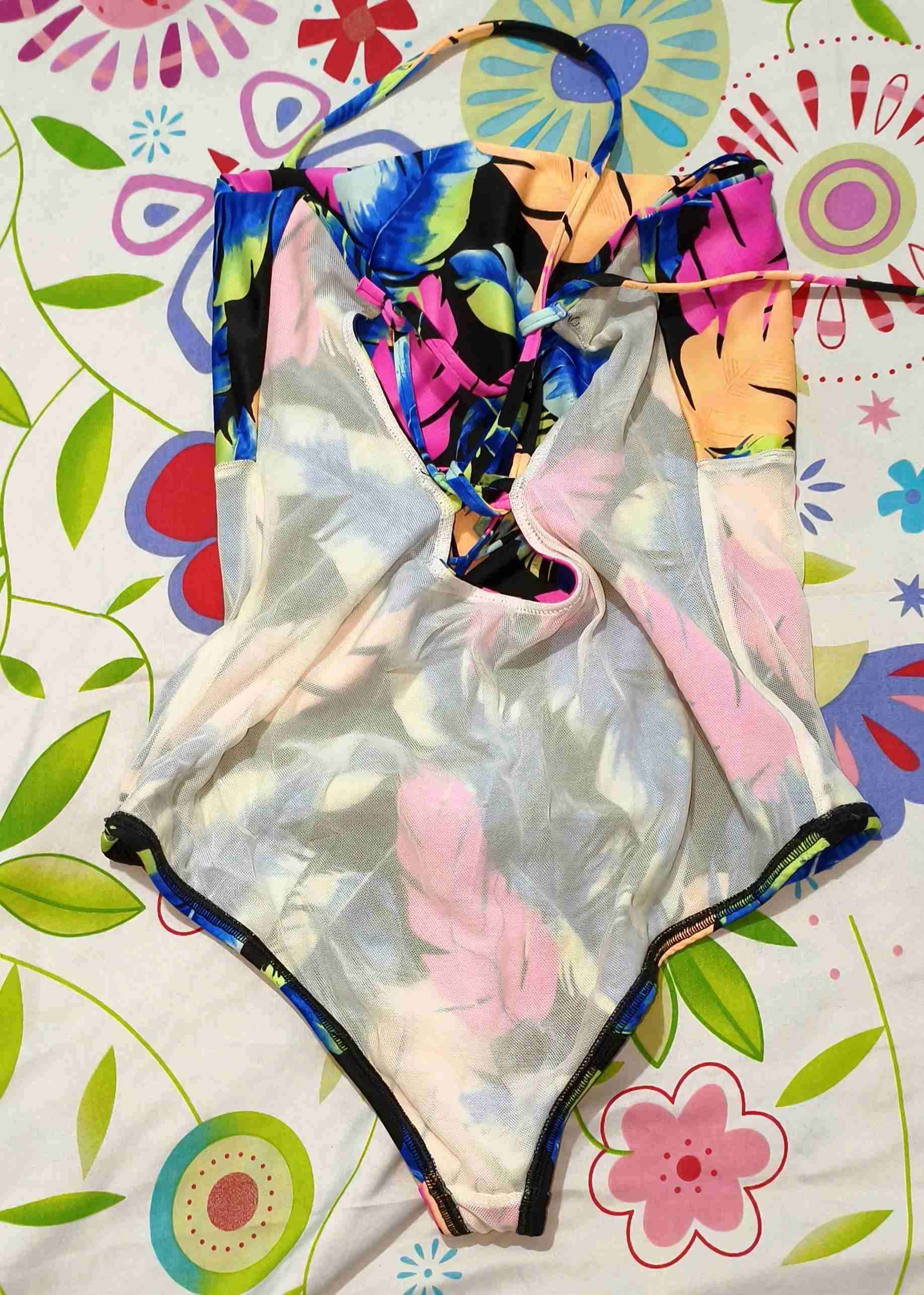 Traje de baño hojas tropicales - miniatura 3