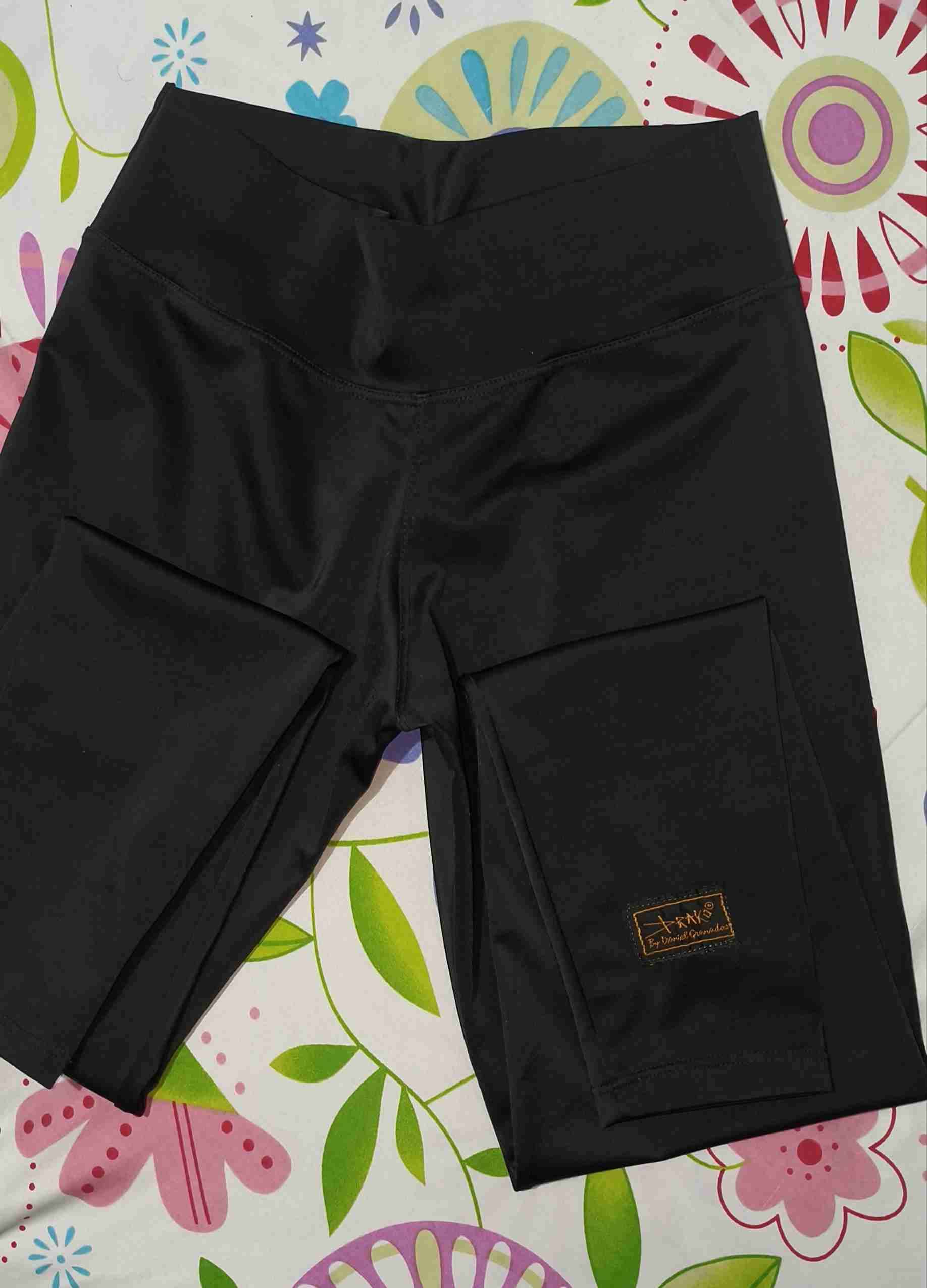 Pantalón deportivo negro licra - miniatura 2