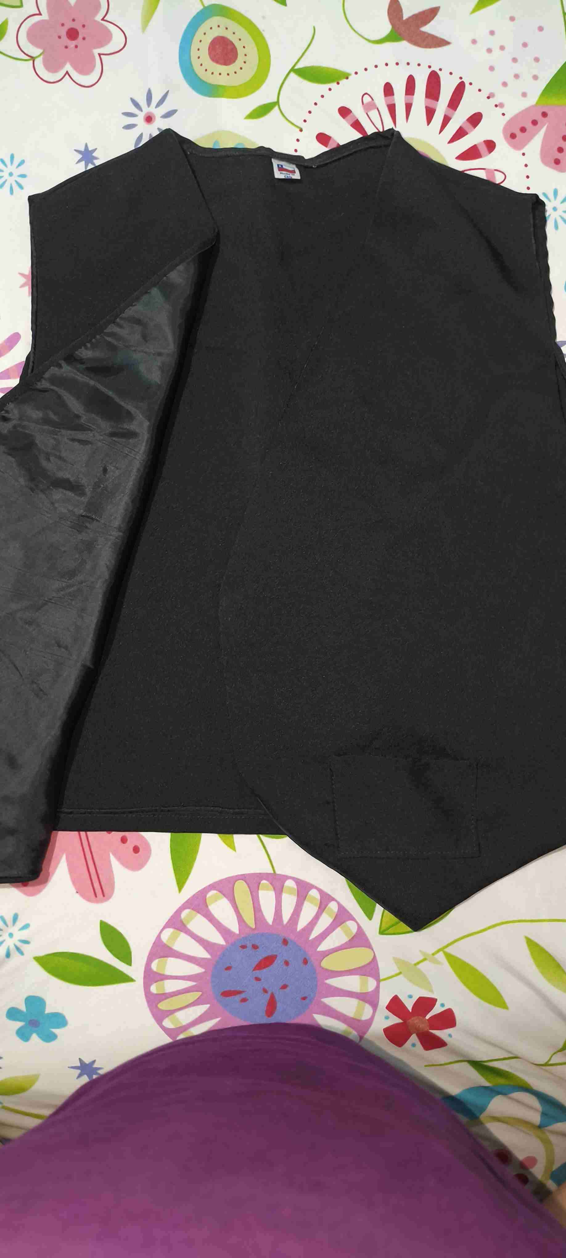 Chaleco negro clásico