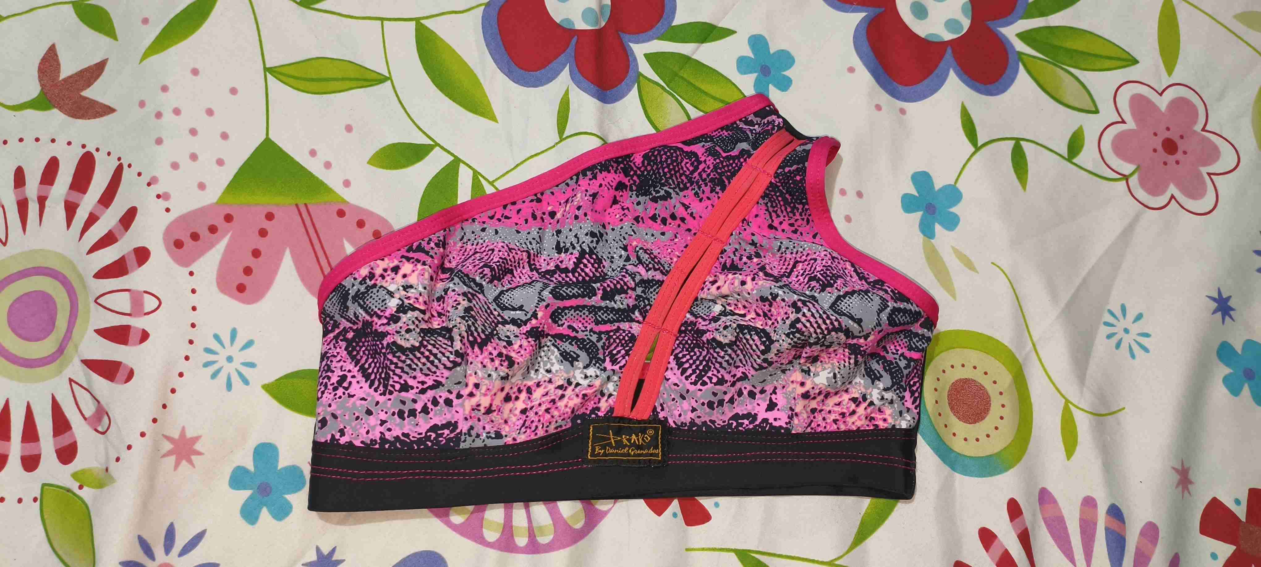 Top deportivo rosado estampado - miniatura 2