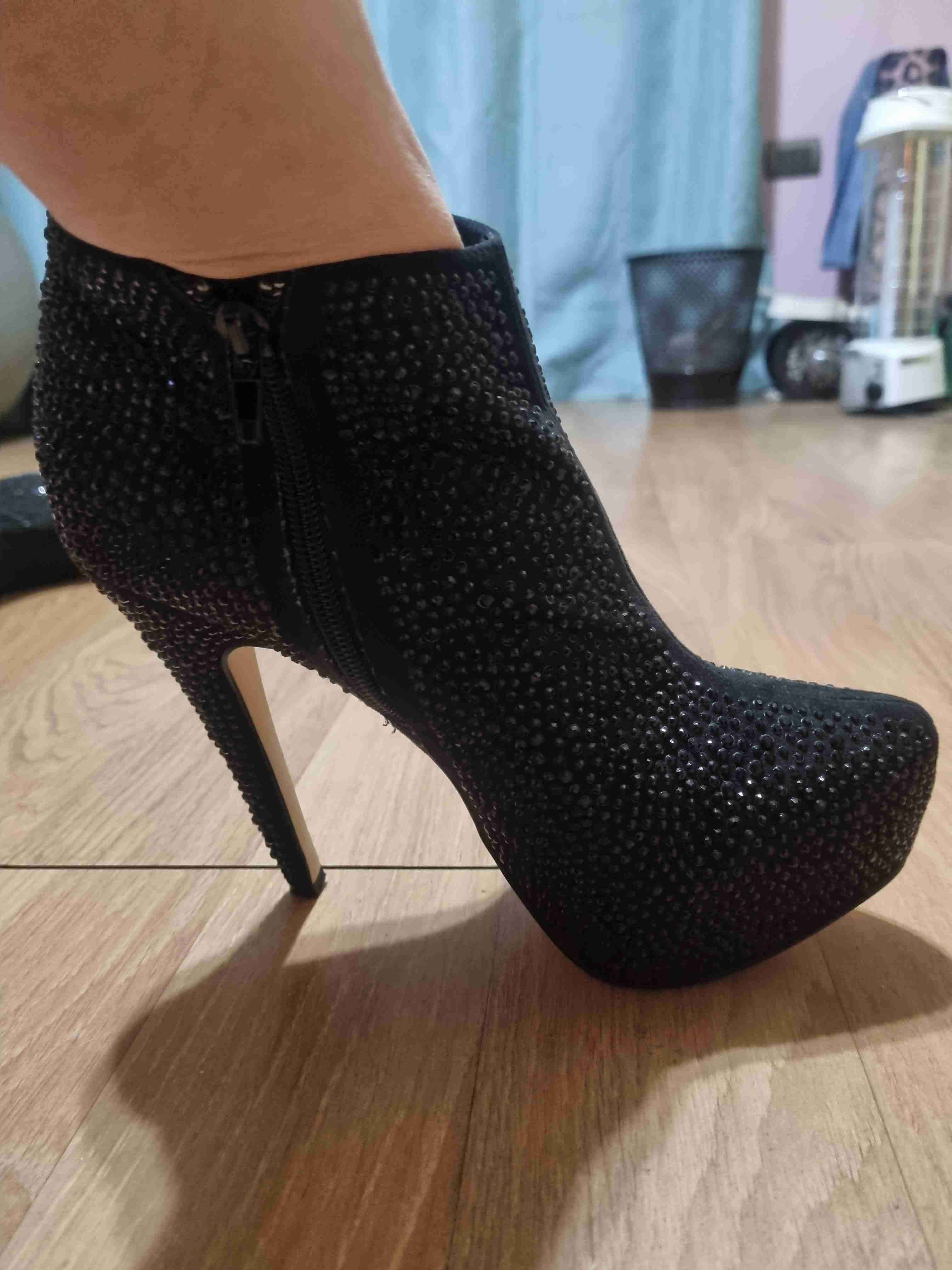 Botines negros con brillos - miniatura 4