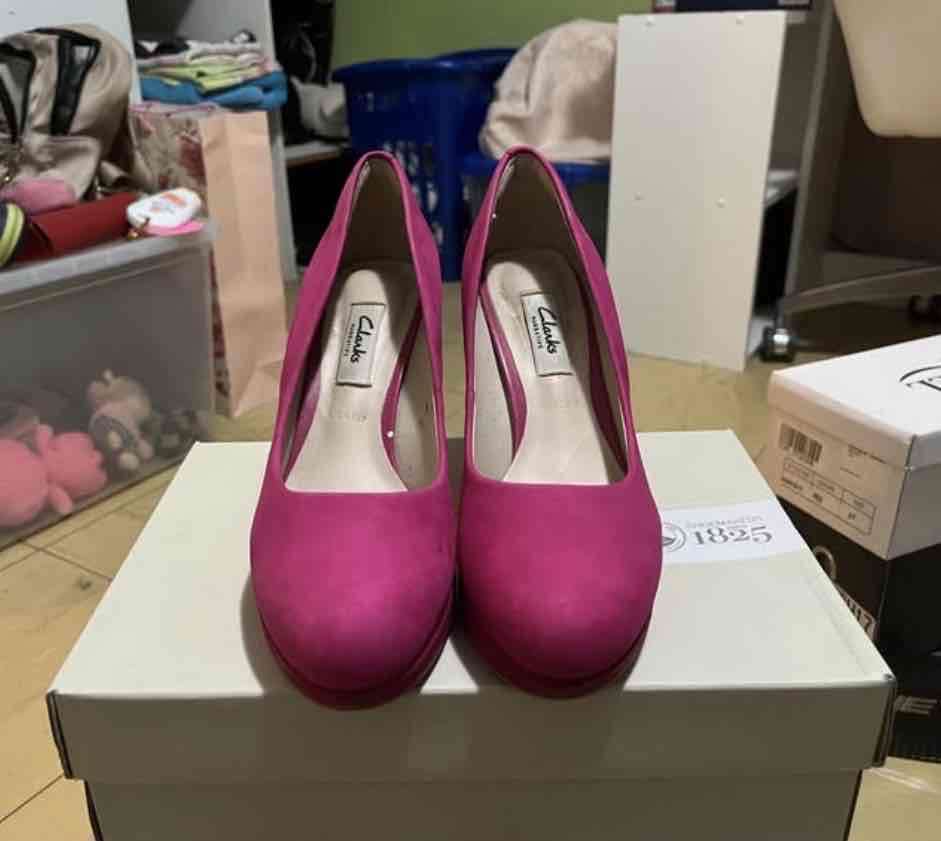 Zapatos de tacón fucsia - miniatura 2