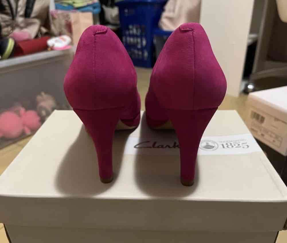 Zapatos de tacón fucsia - miniatura 4