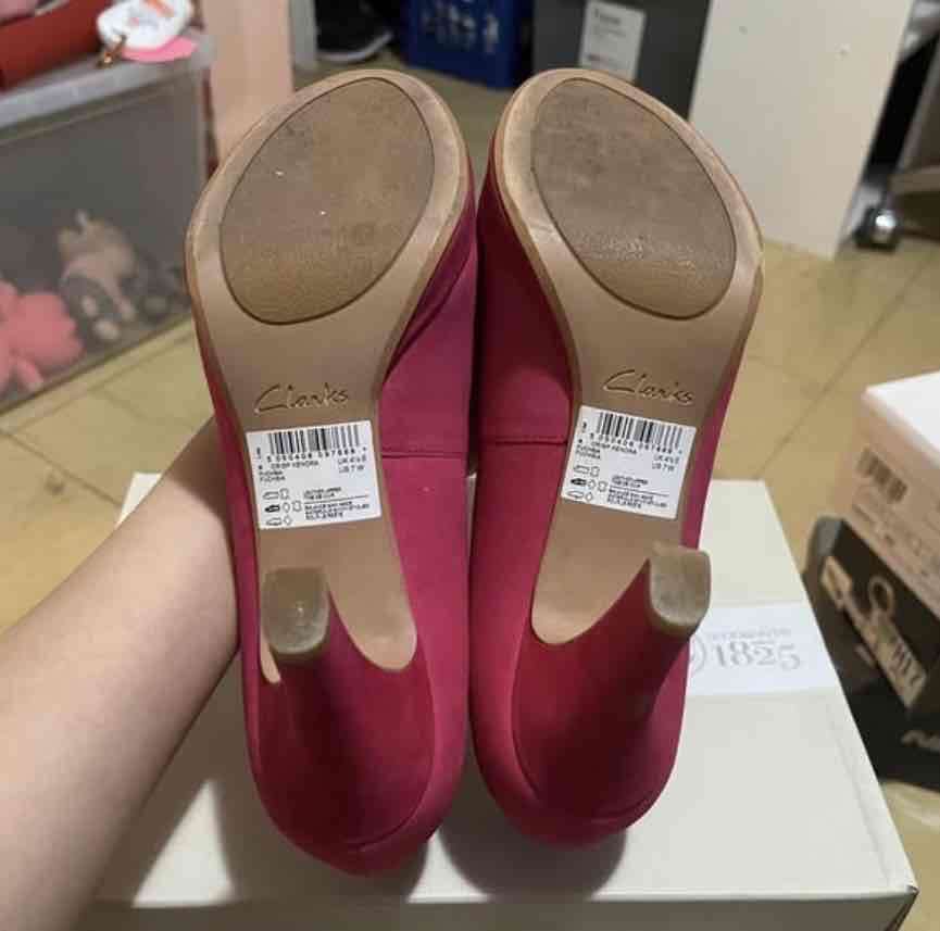 Zapatos de tacón fucsia - miniatura 5