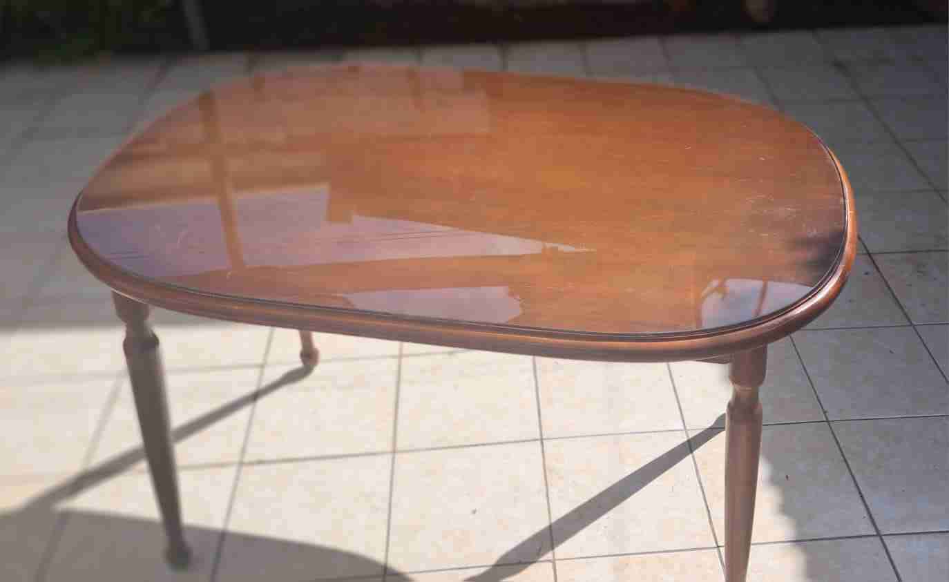 Mesa de madera Coreana vintage, desmontable. - miniatura 2