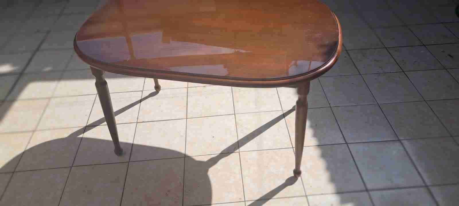 Mesa de madera Coreana vintage, desmontable. - miniatura 3