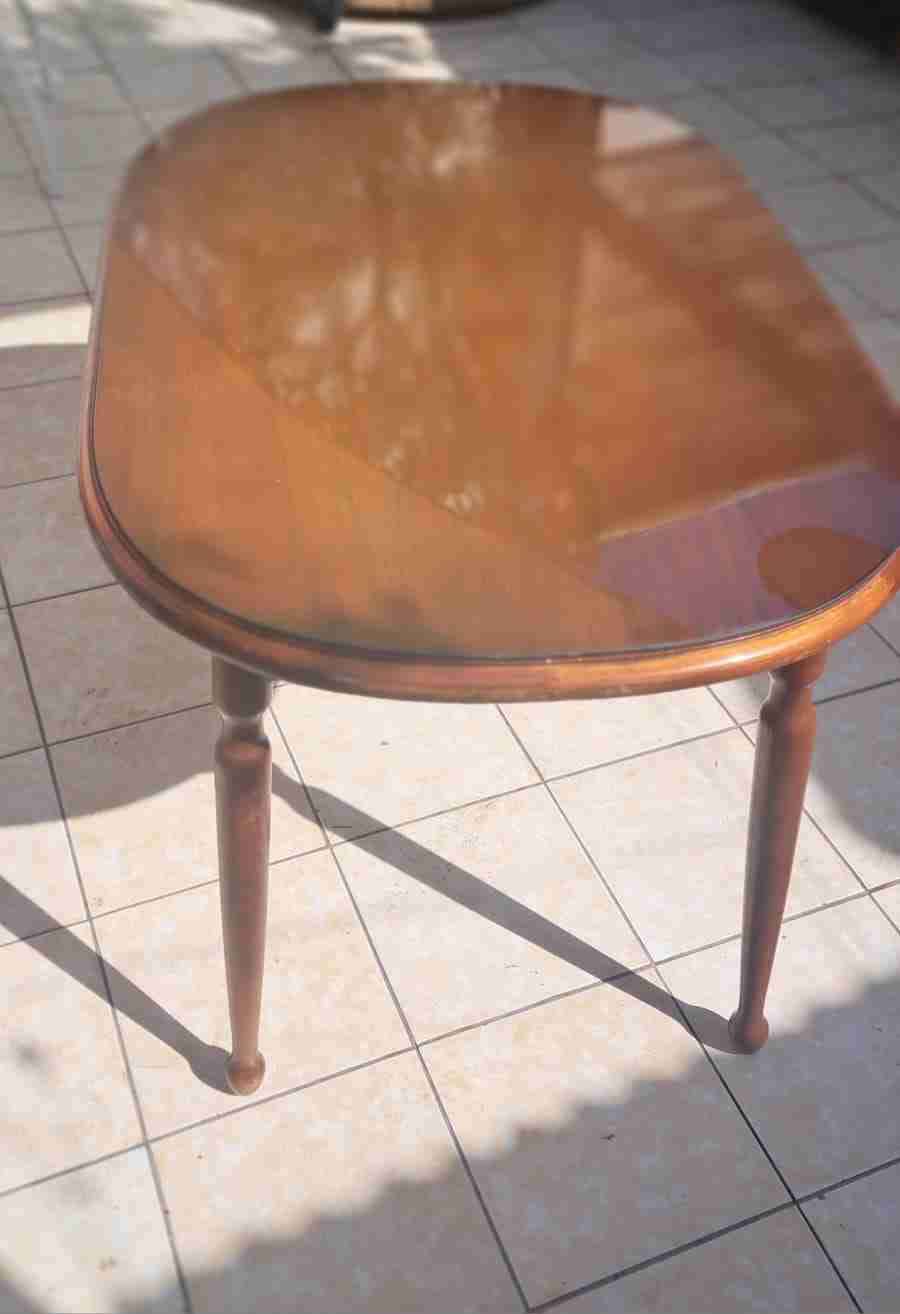 Mesa de madera Coreana vintage, desmontable. - miniatura 4