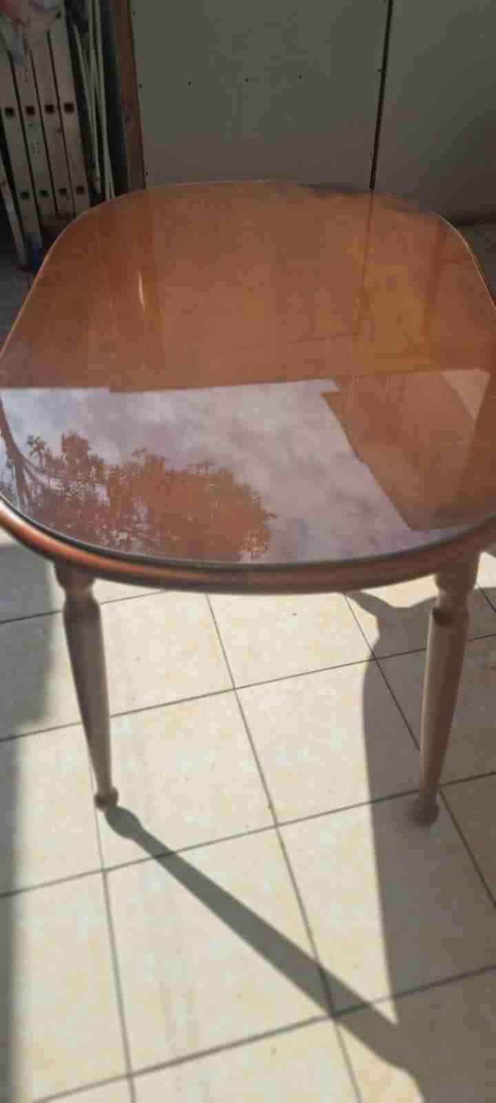 Mesa de madera Coreana vintage, desmontable. - miniatura 5