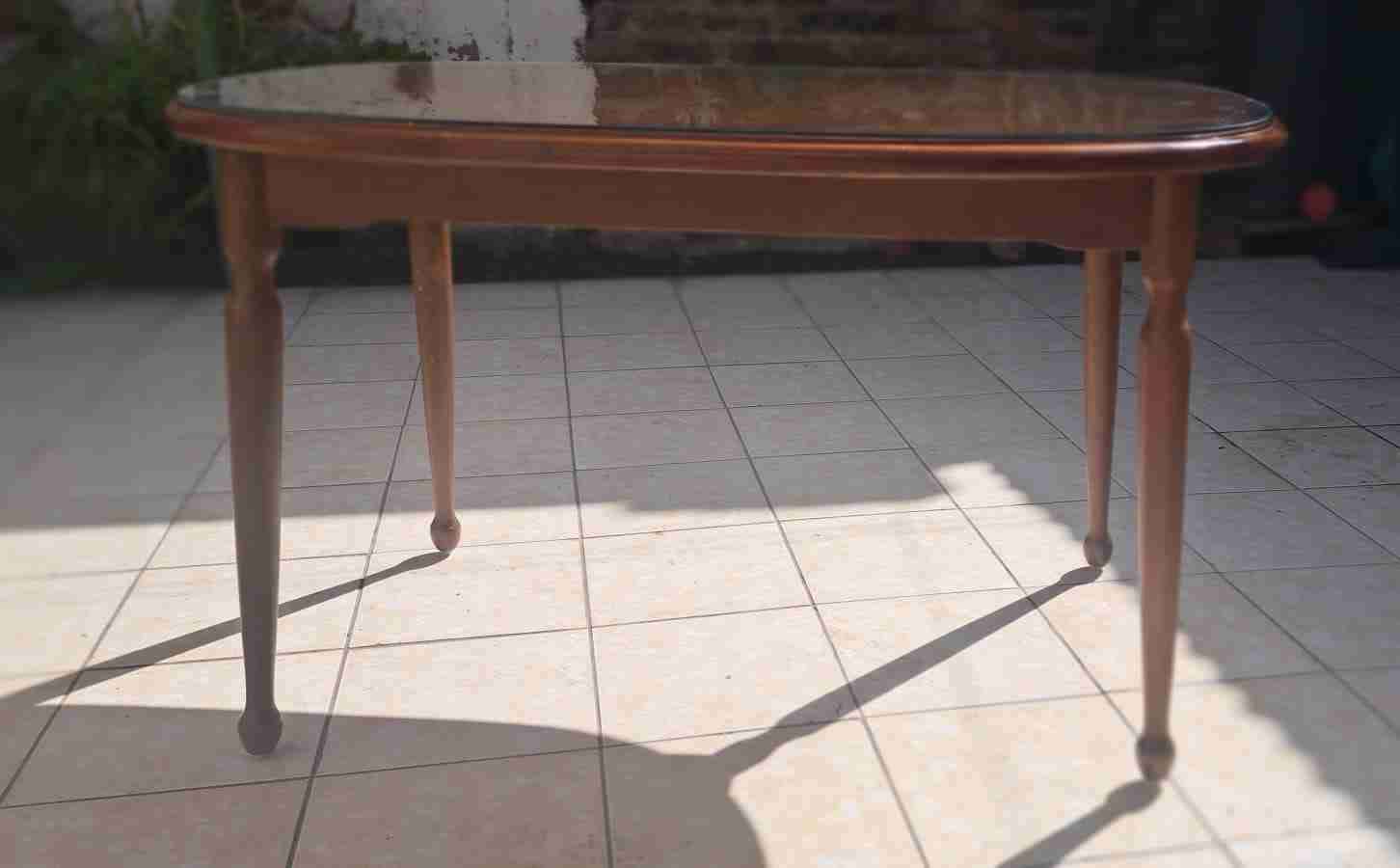 Mesa de madera Coreana vintage, desmontable. - miniatura 6