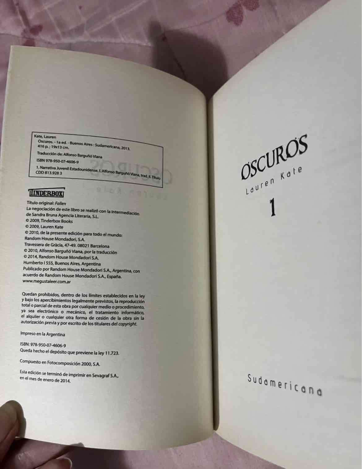 Libro Oscuros de Lauren Kate - miniatura 3