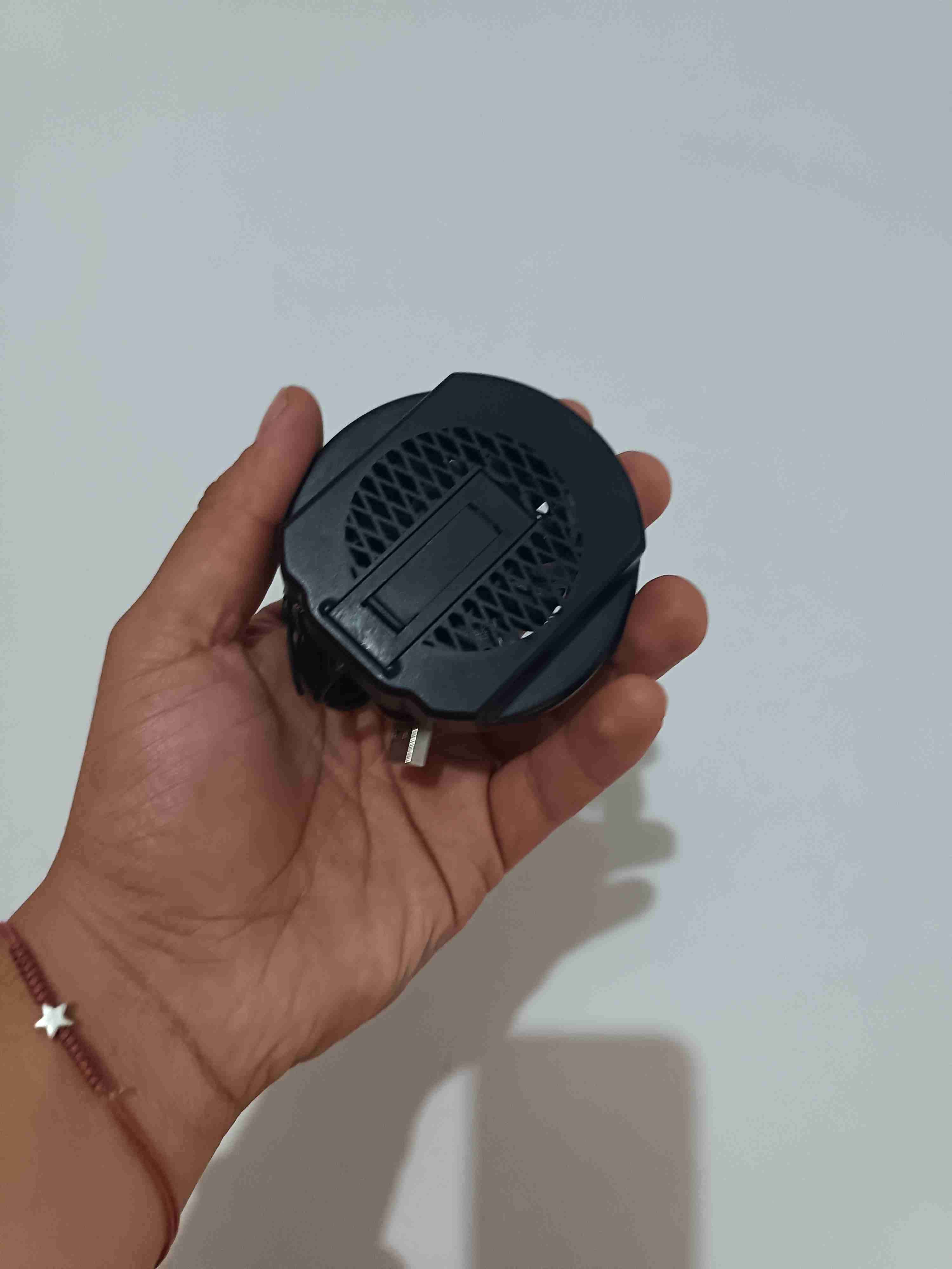 Ventilador portátil USB negro - miniatura 2