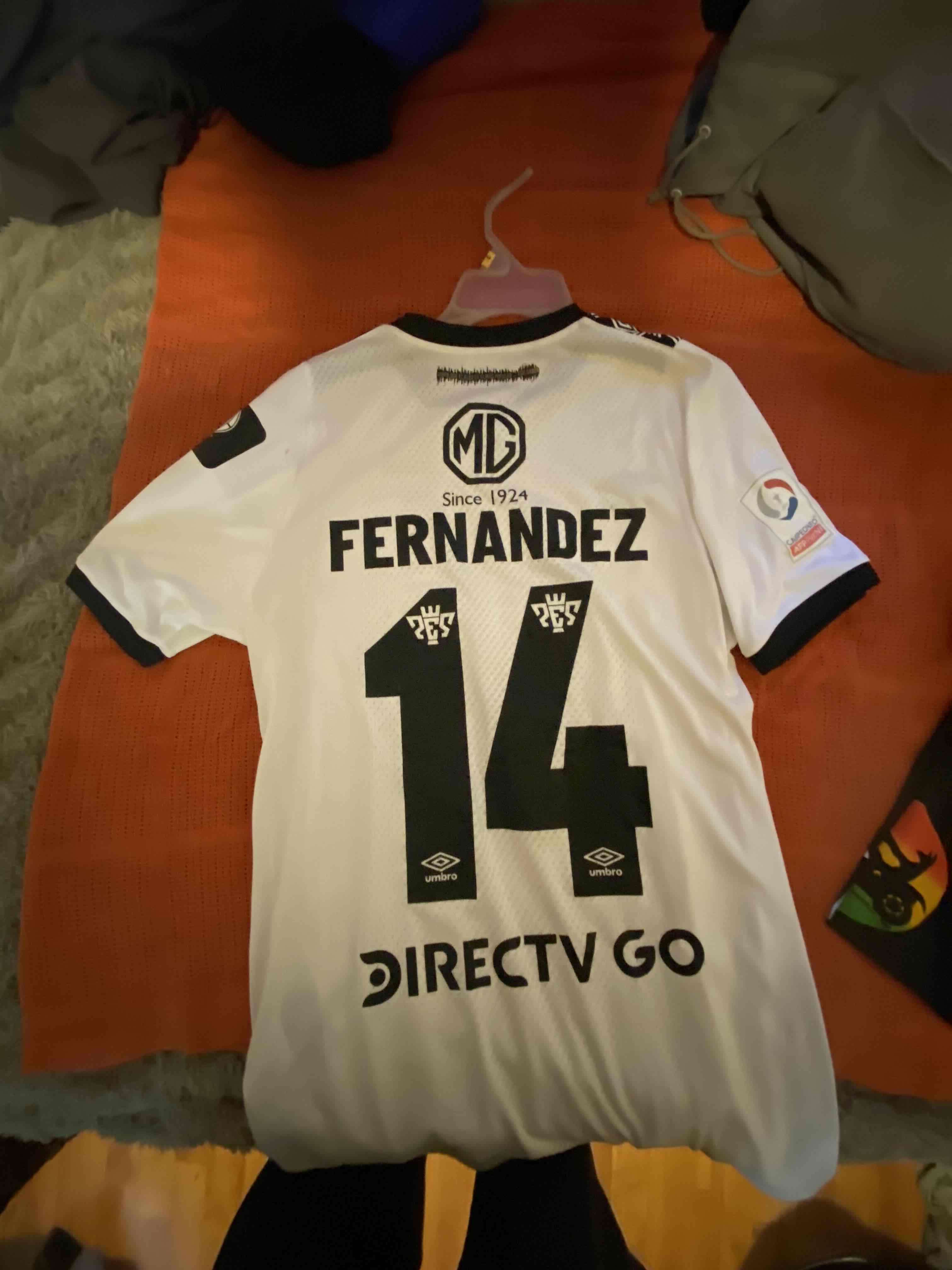 Camiseta firmada  usada por Matias Fernandez - miniatura 2