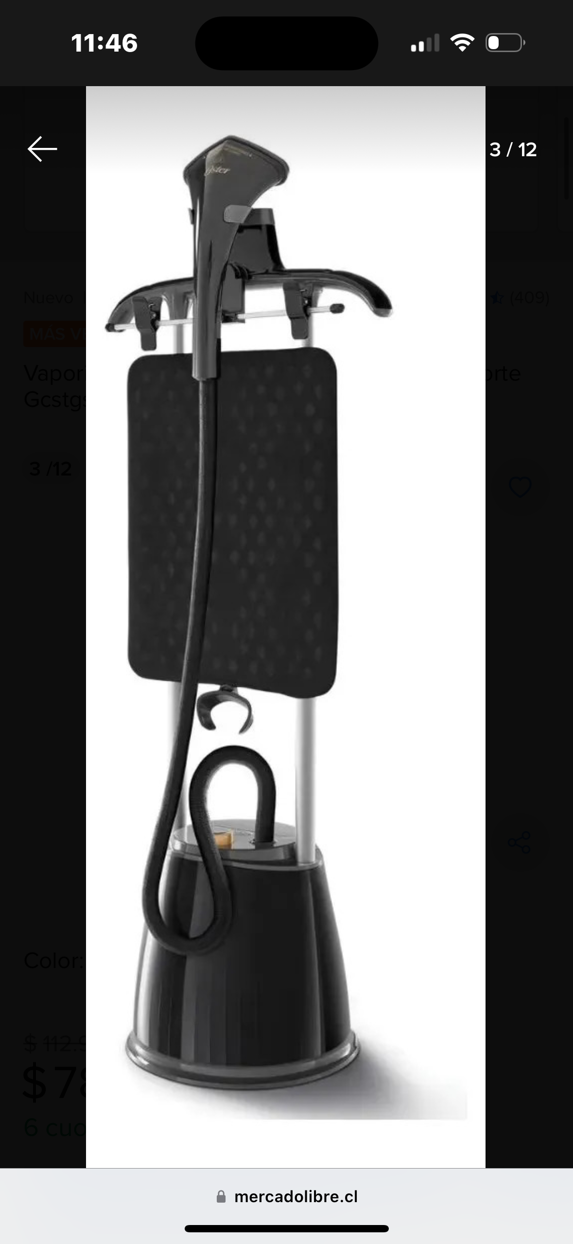 Plancha vertical a vapor 1600W - miniatura 4