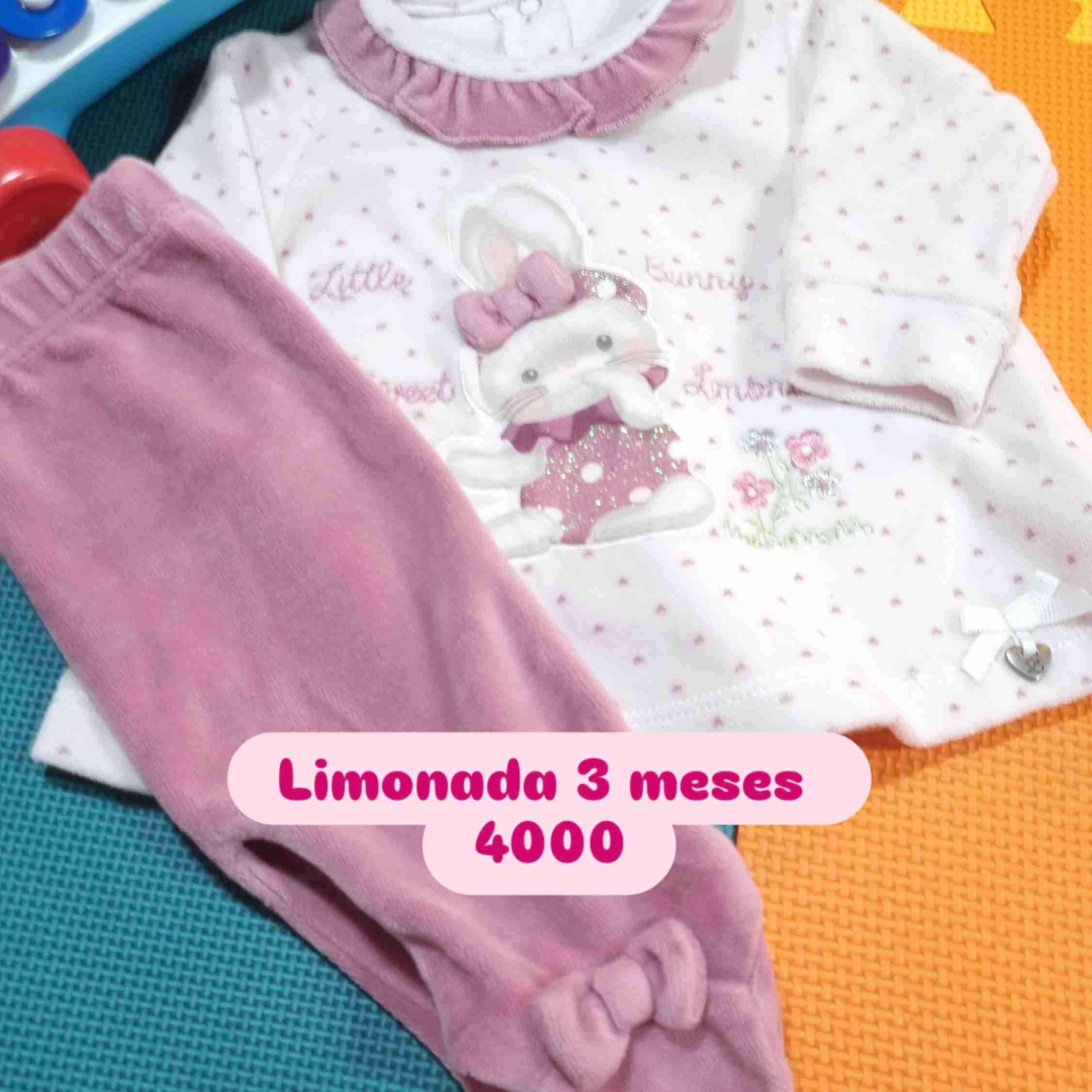 Enterito bebé 3 meses rosado - miniatura 2