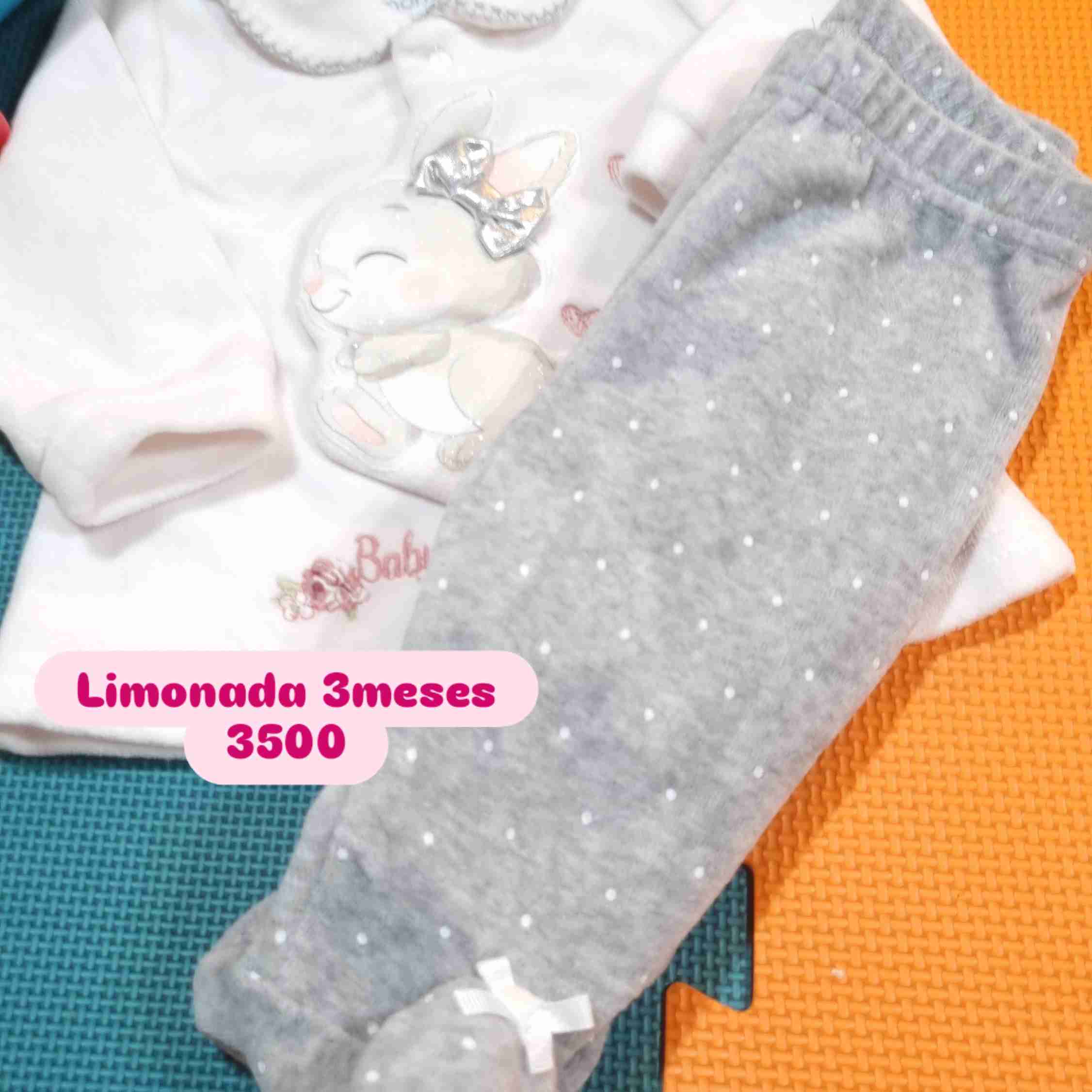 Enterito bebé 3 meses rosado - miniatura 3