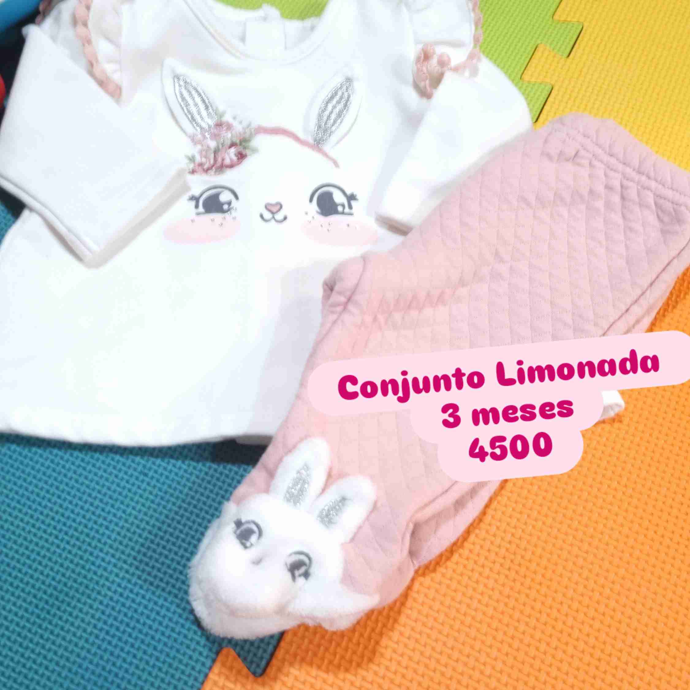 Enterito bebé 3 meses rosado - miniatura 4