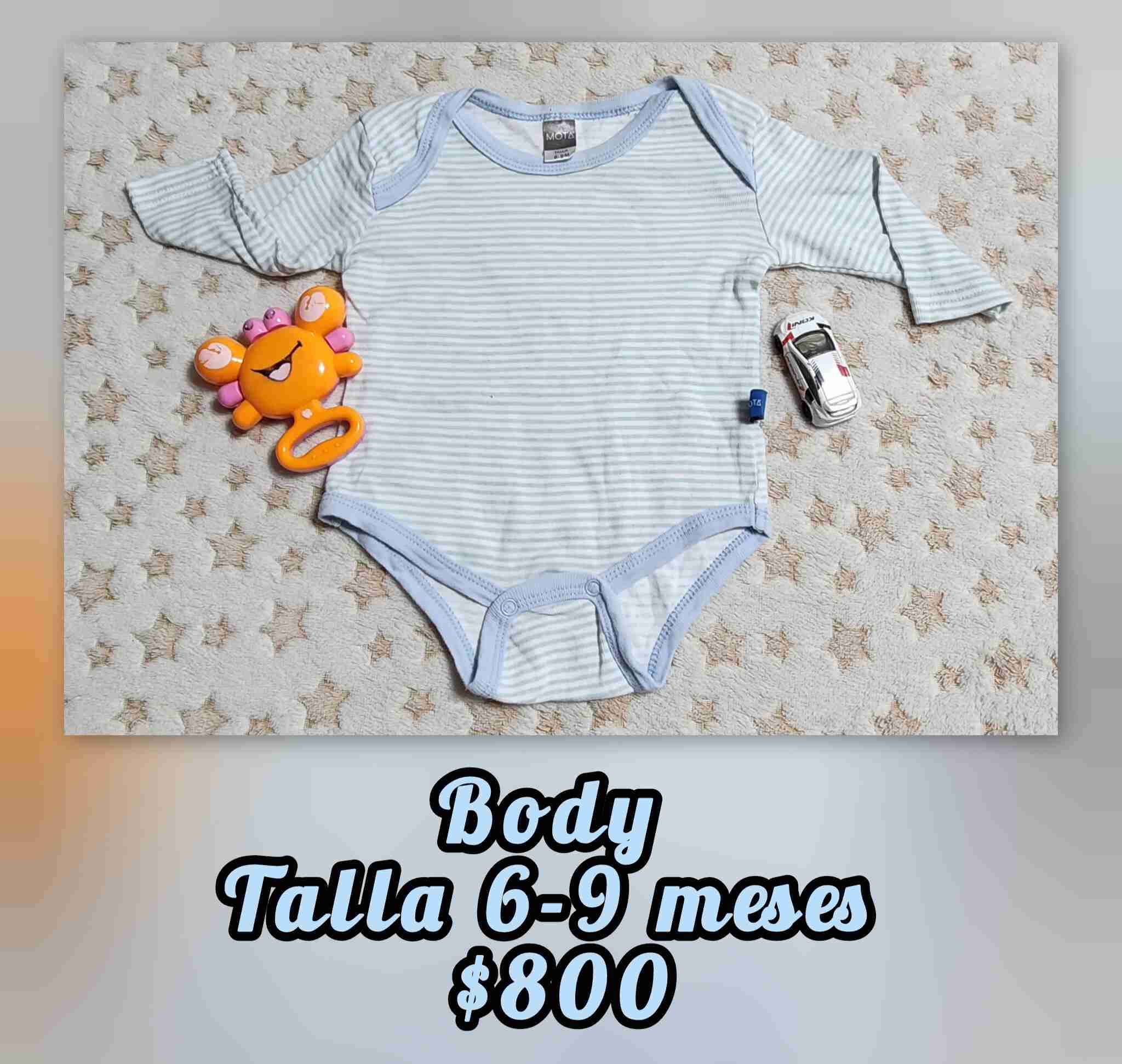 Body rayado para bebé