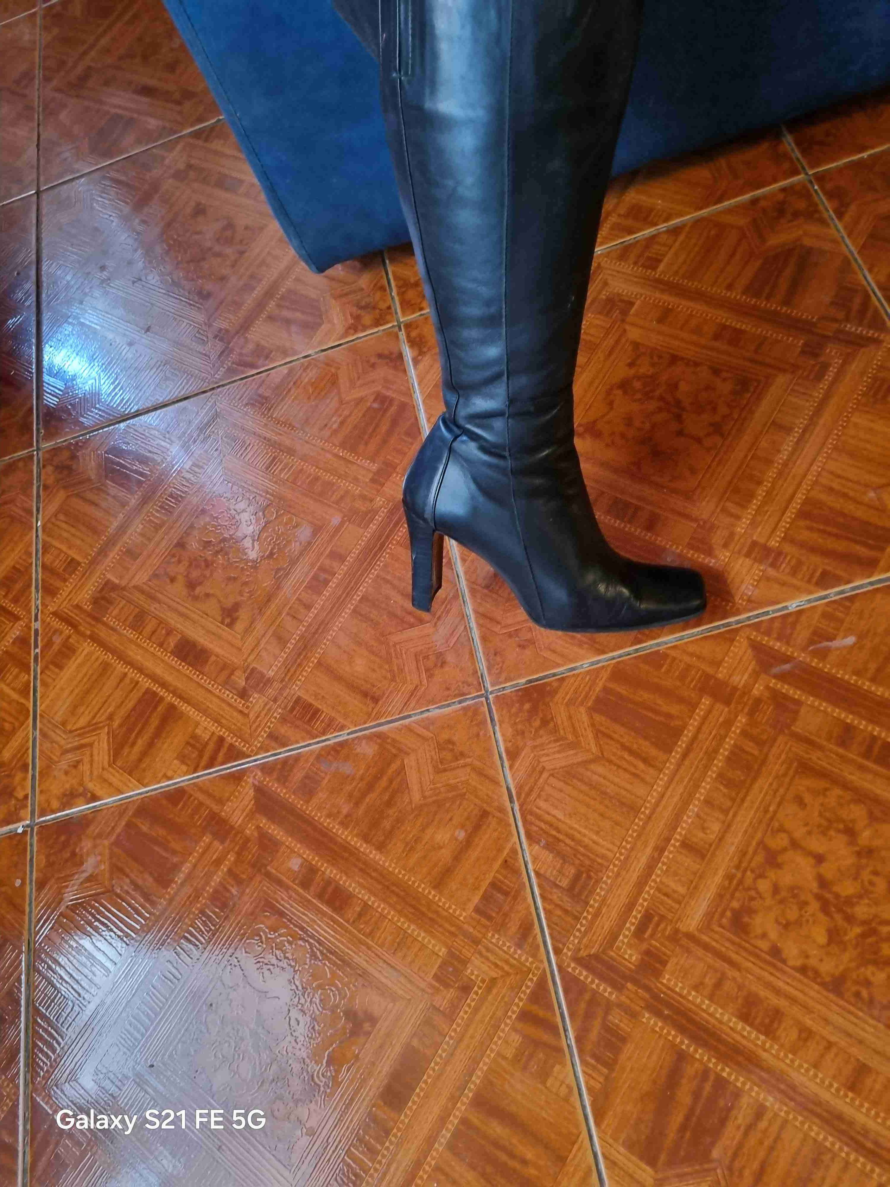 Botas de cuero negras gacel