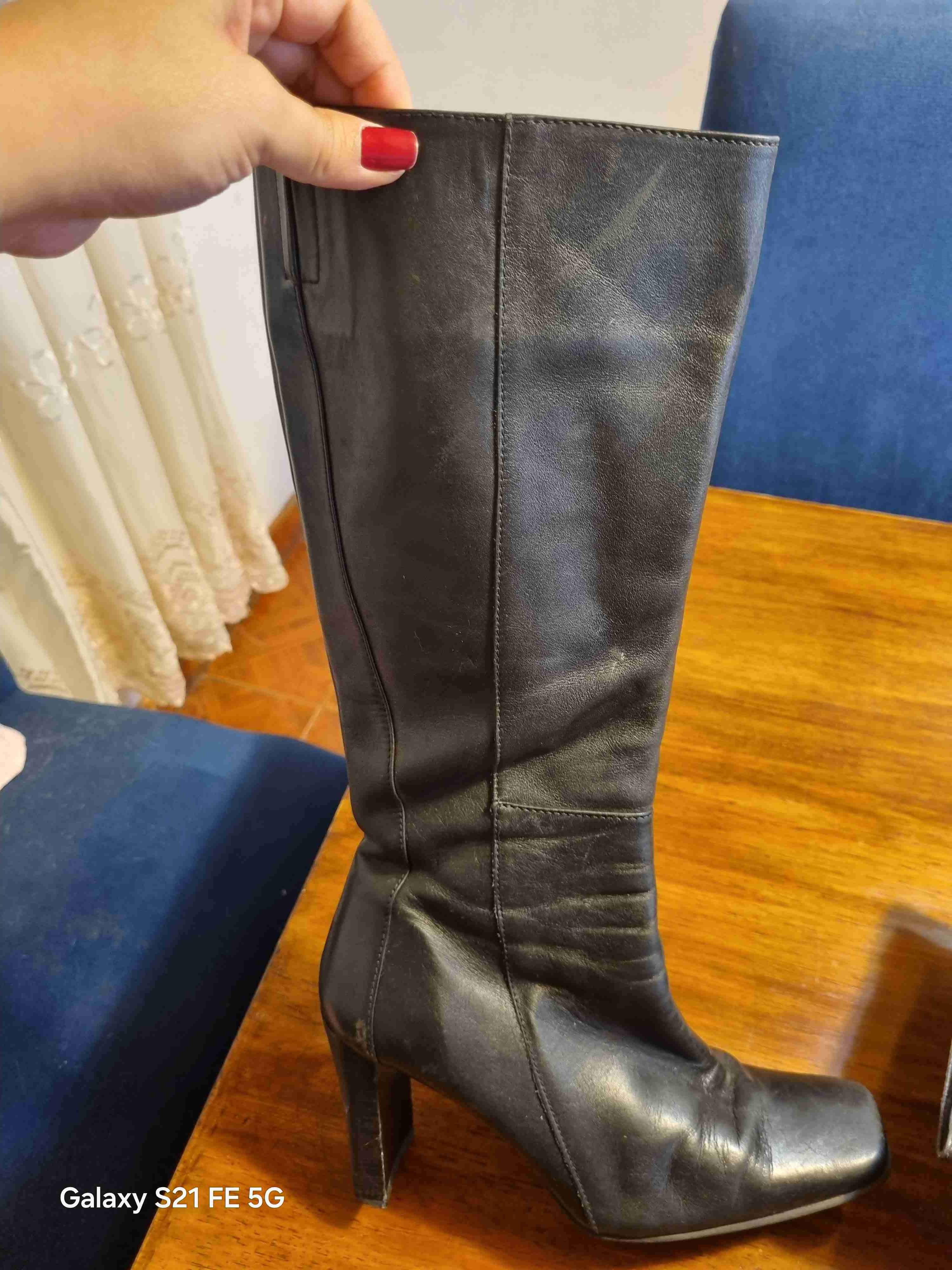 Botas de cuero negras gacel - miniatura 4