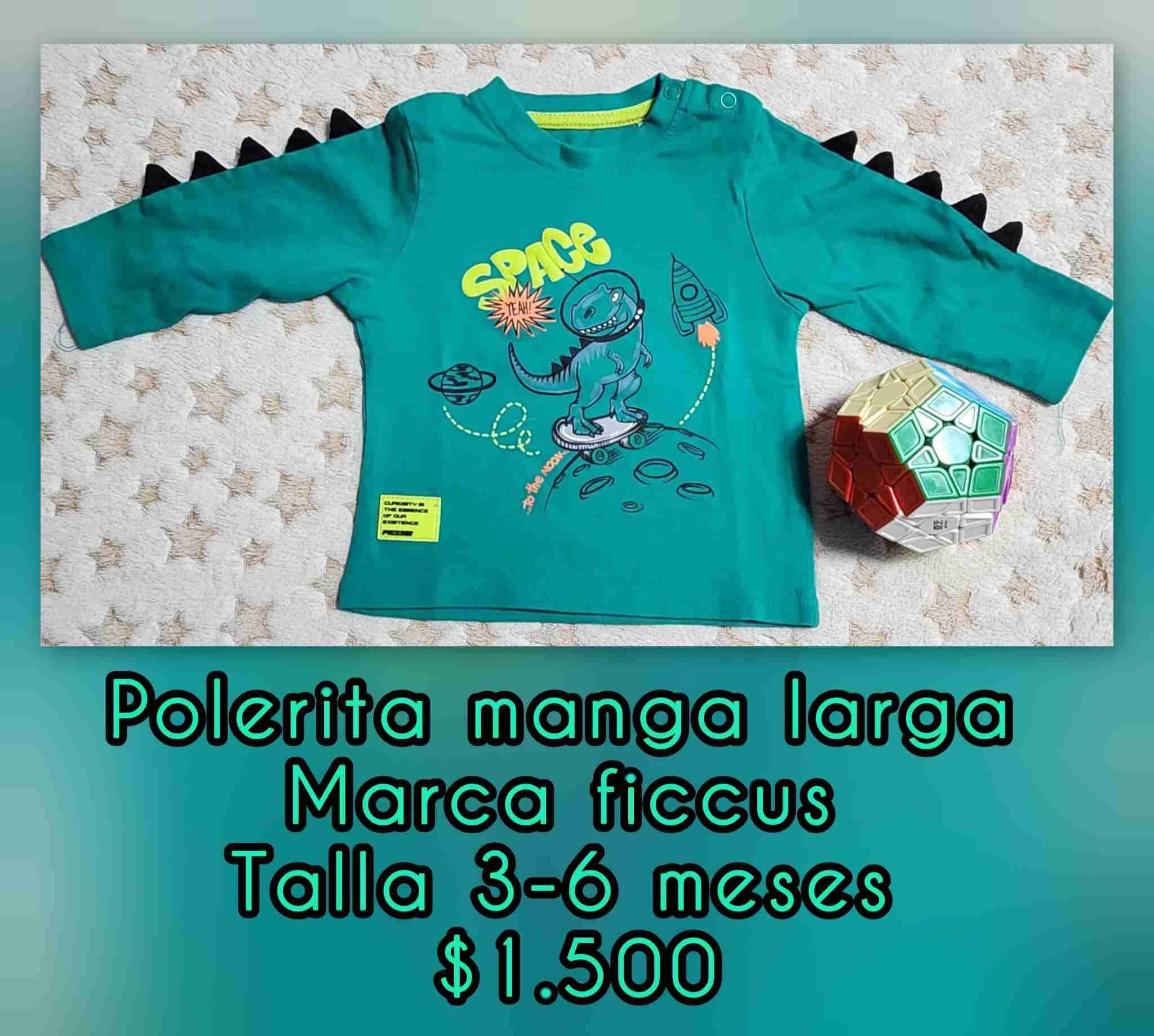 Polera bebé manga larga Ficcus
