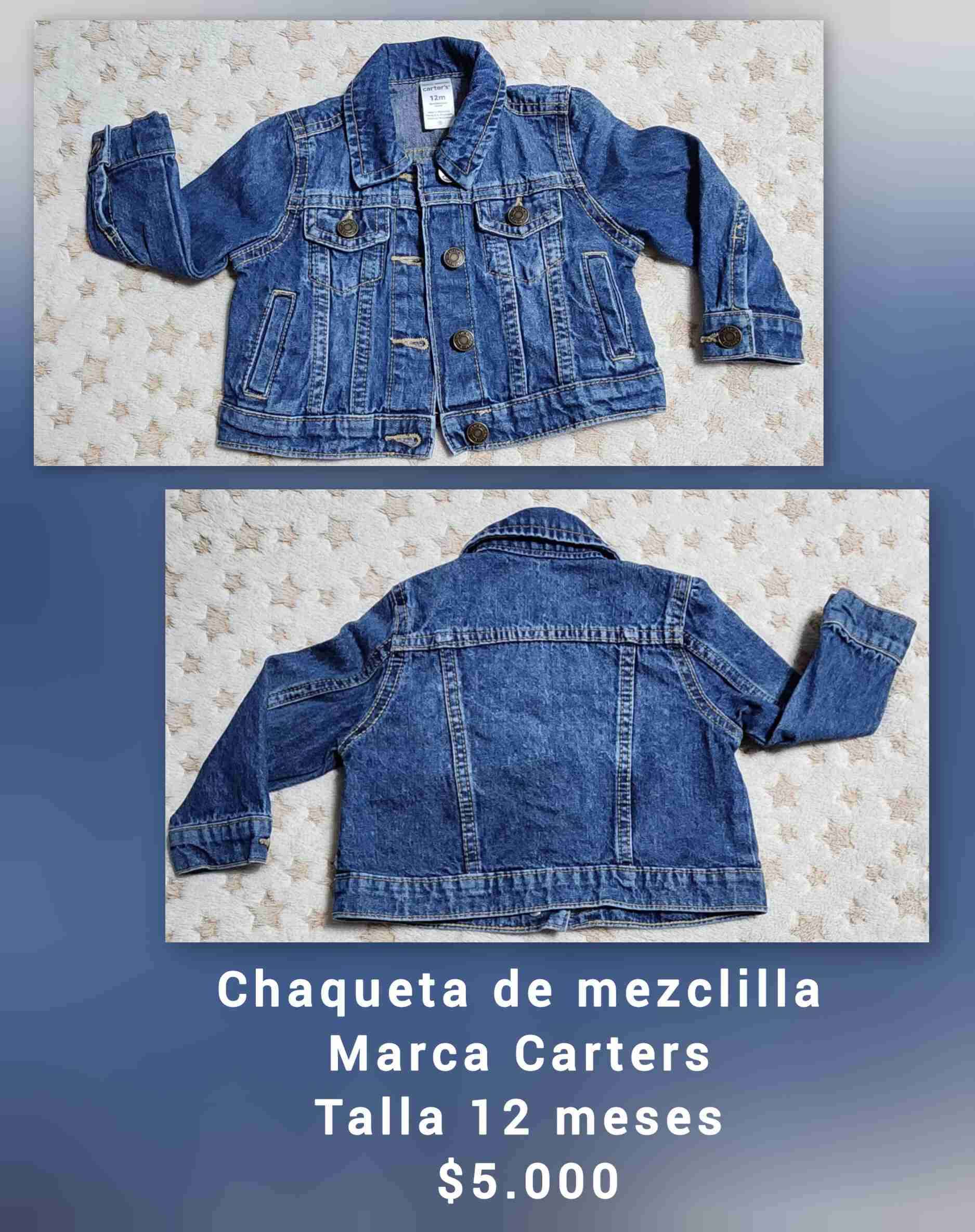 Chaqueta mezclilla Carters