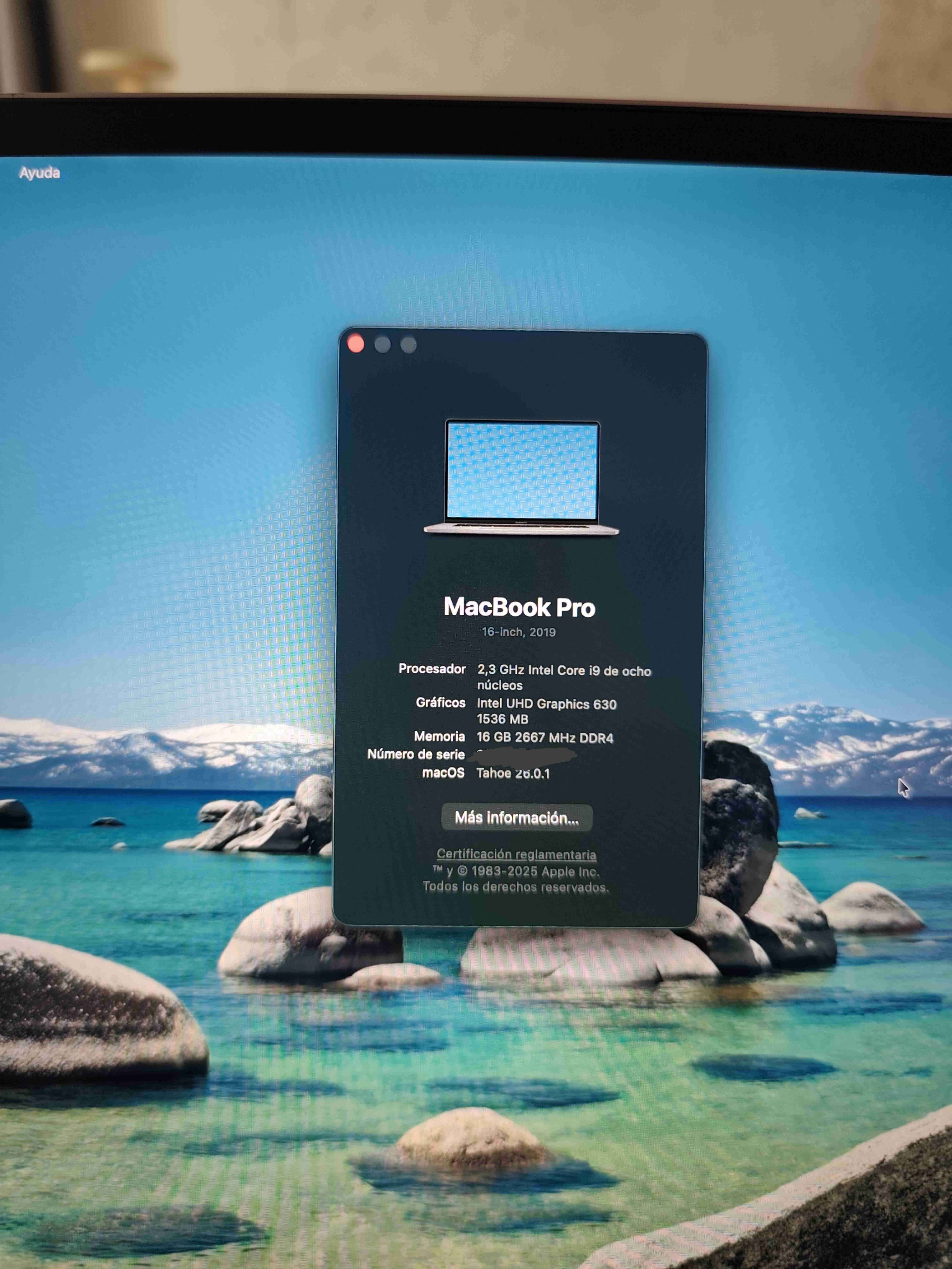 Laptop MacBook pro 1TB 16ram 2019 - miniatura 4