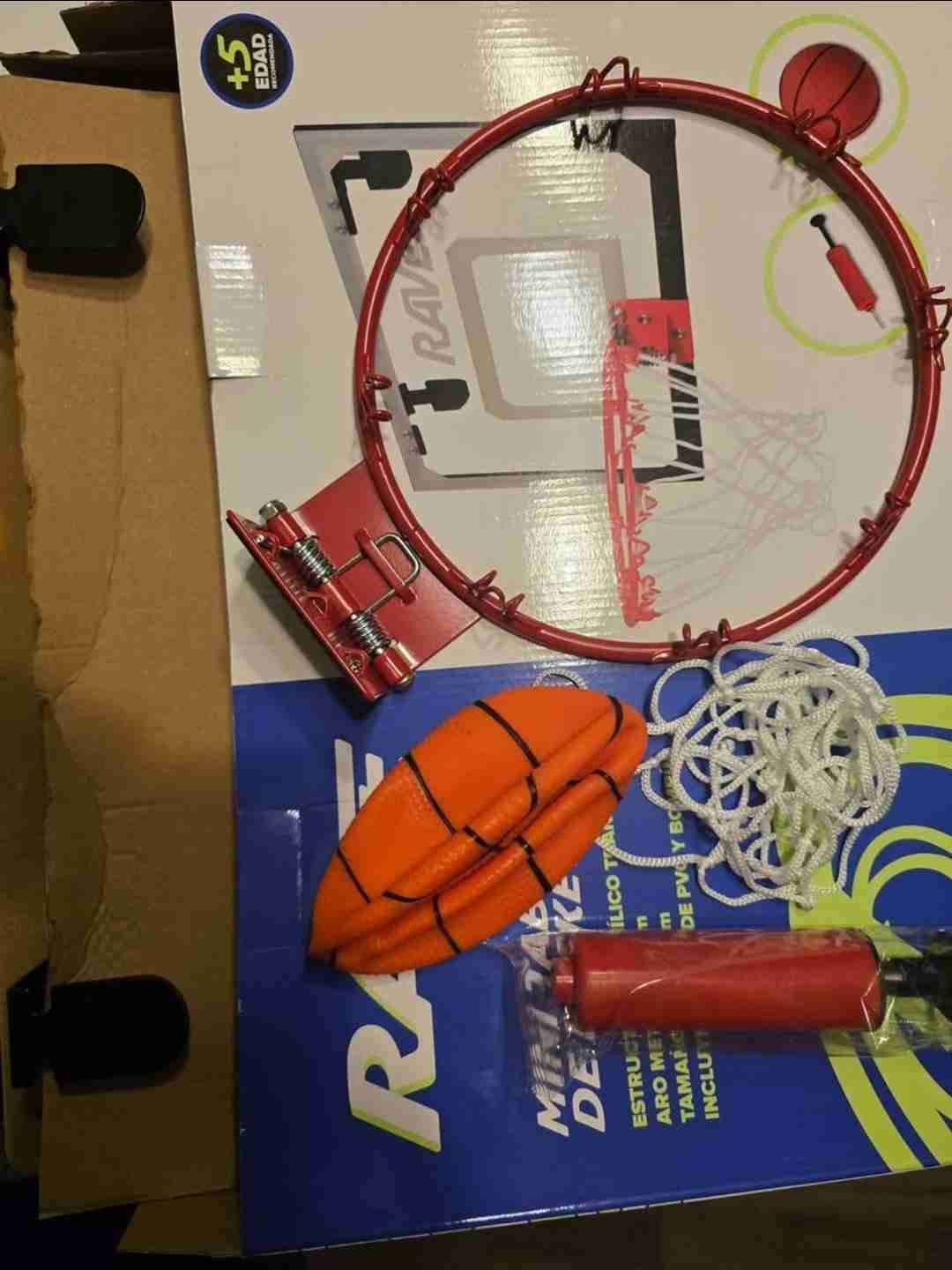 Mini Aro de Basquetbol Metalico con Amortiguación - miniatura 2