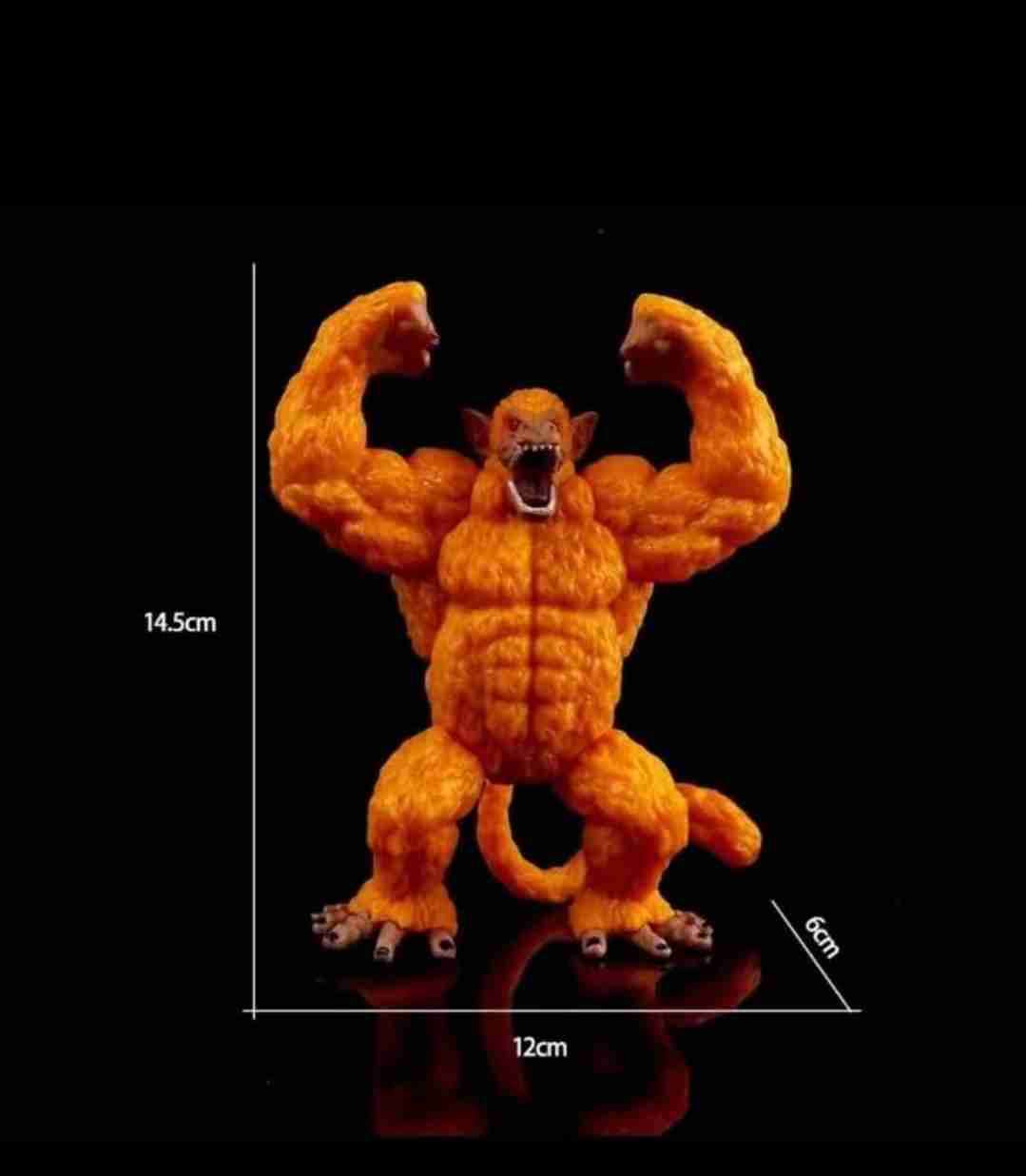 Figura Ozaru Dragon Ball Gt  Goku Vegeta Gorila Sa - miniatura 3