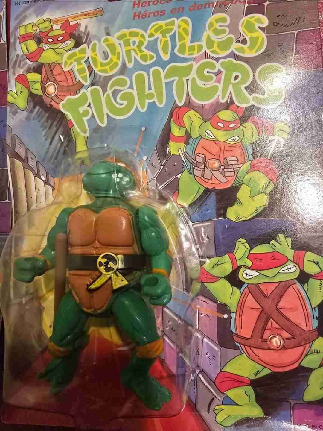 Set 2 Figuras Tortugas Ninja Retro Vintage turtles - miniatura 3
