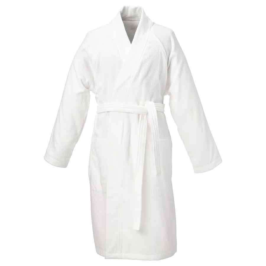 Bata de baño blanca unisex L/XL