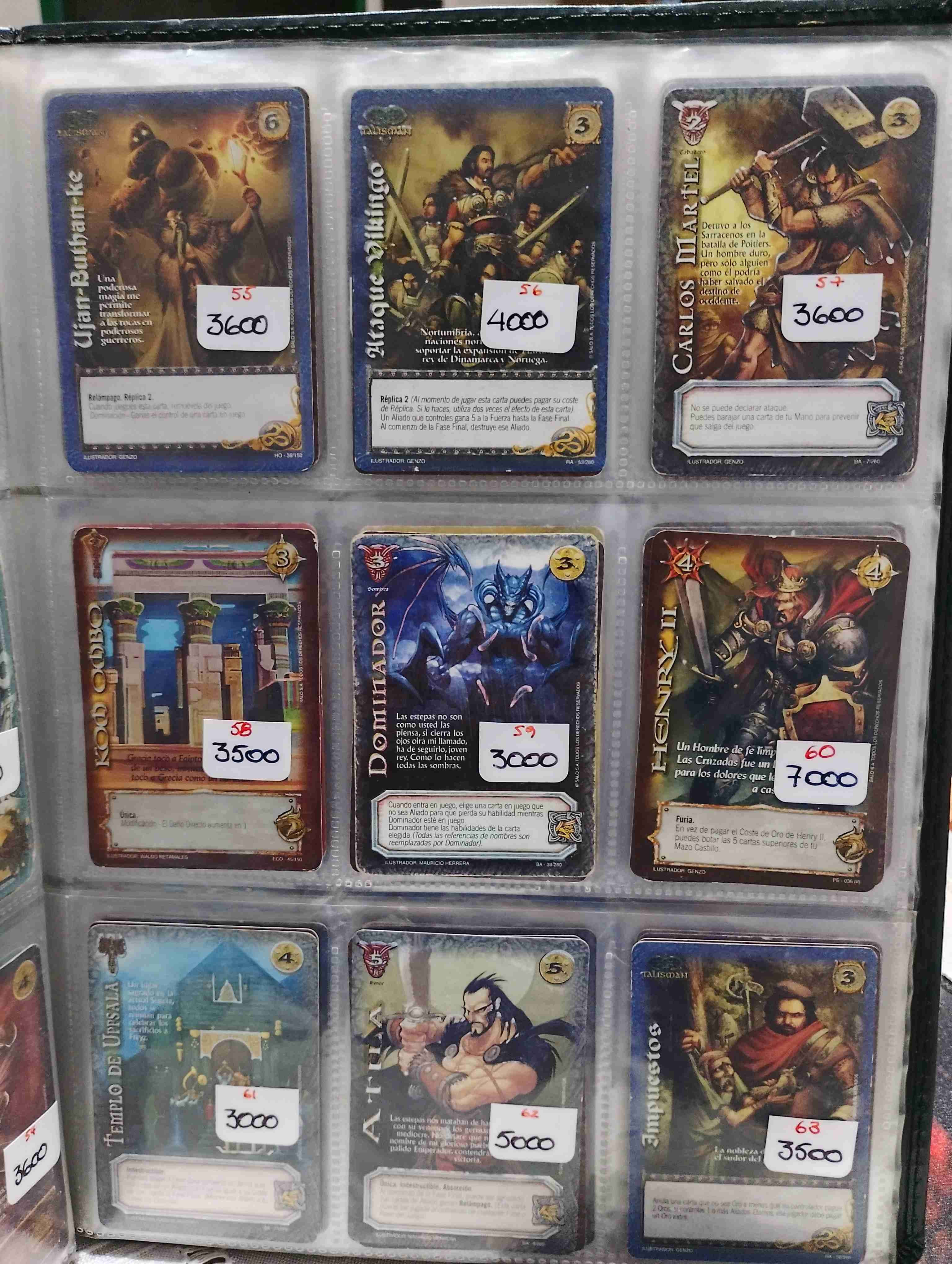 Cartas Mitos y leyendas (valores enlas fotos) - miniatura 5