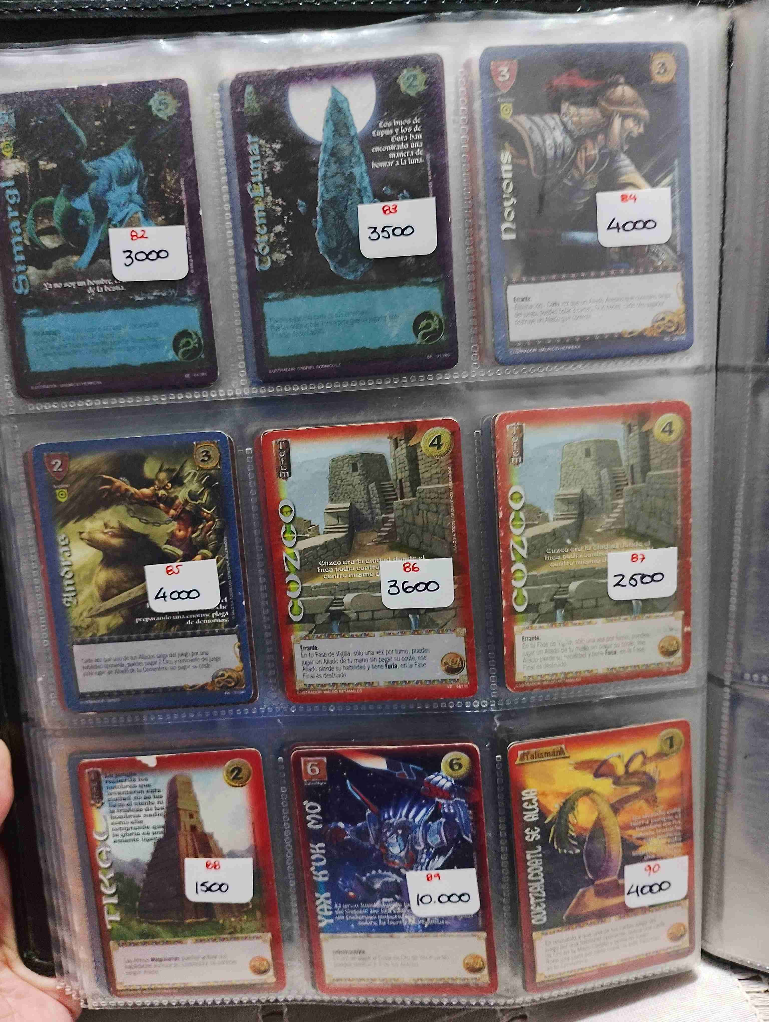 Cartas Mitos y leyendas (valores enlas fotos) - miniatura 6