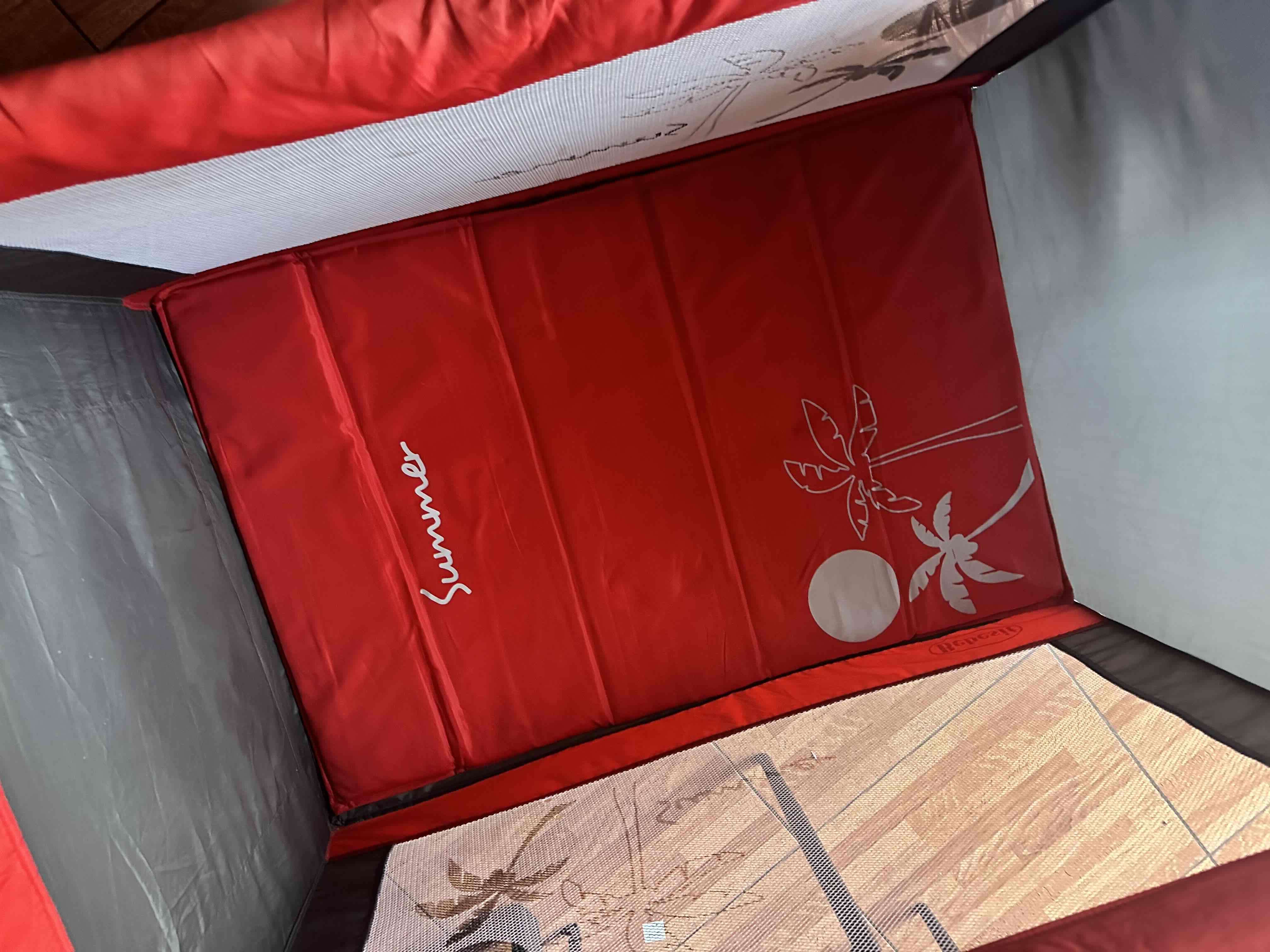 Cuna de viaje roja Summer - miniatura 5