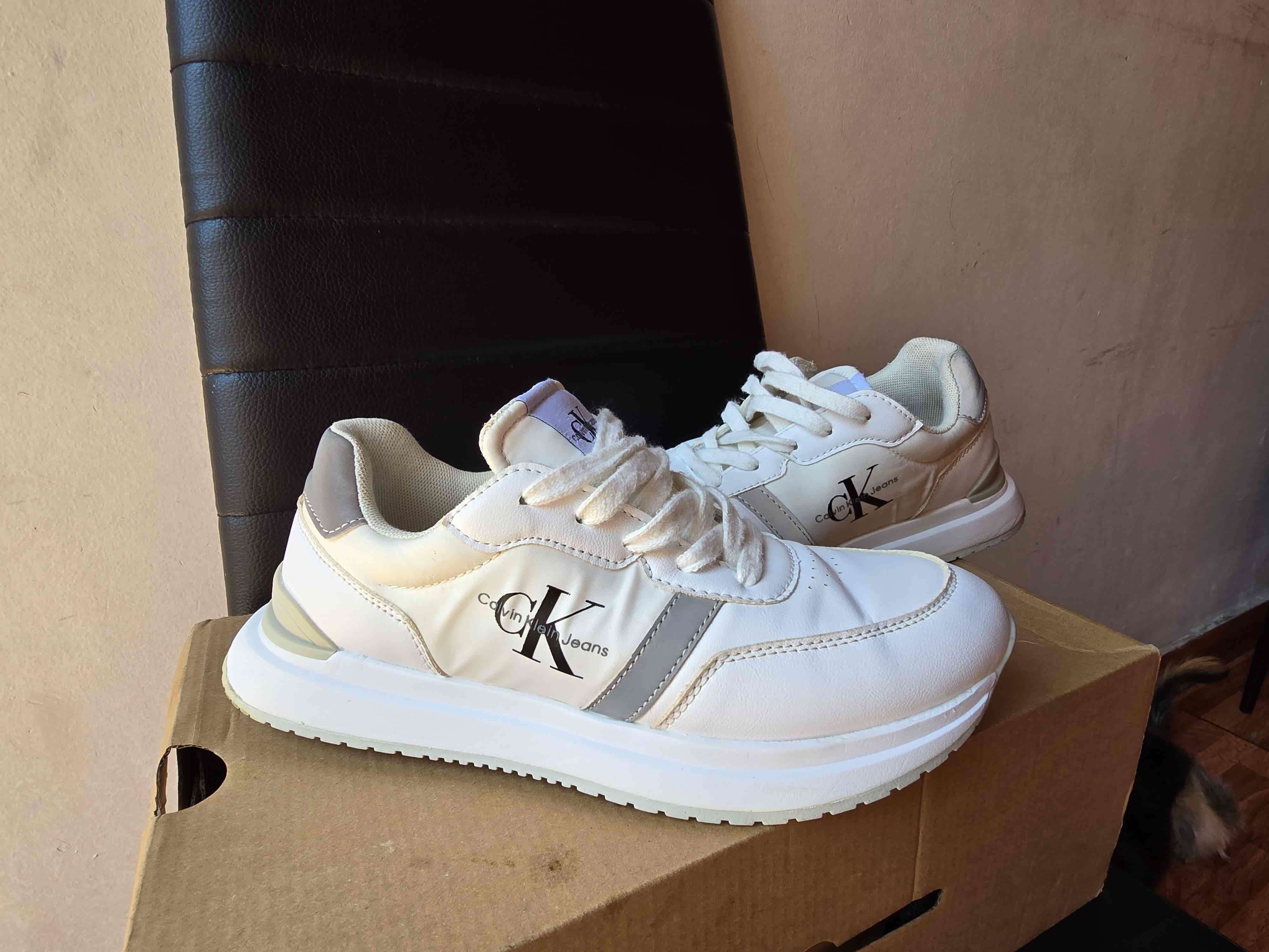 Zapatillas blancas Calvin Klein - miniatura 3