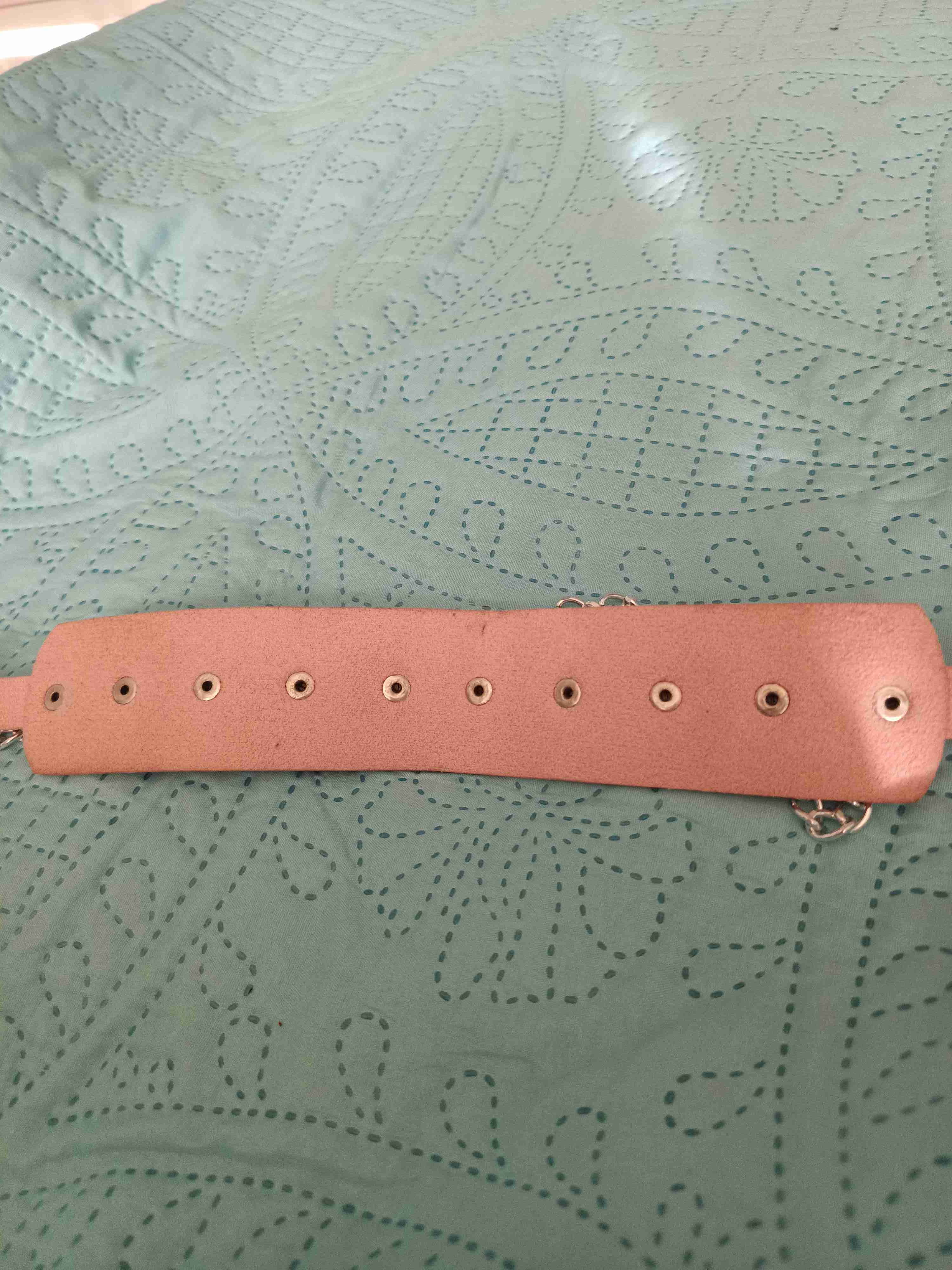 Collar rosa con cadenas - miniatura 4