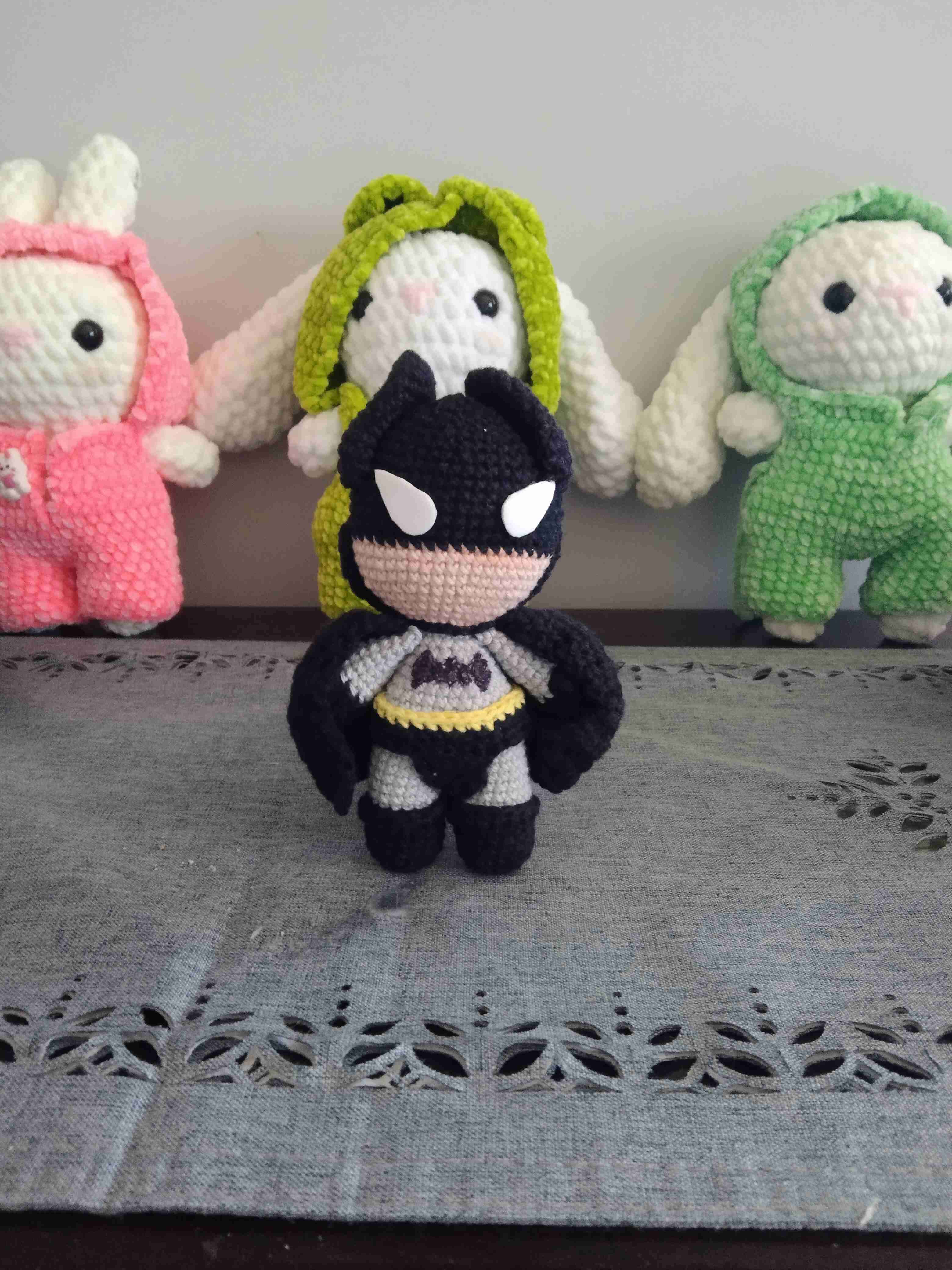 Muñeco amigurumi Batman