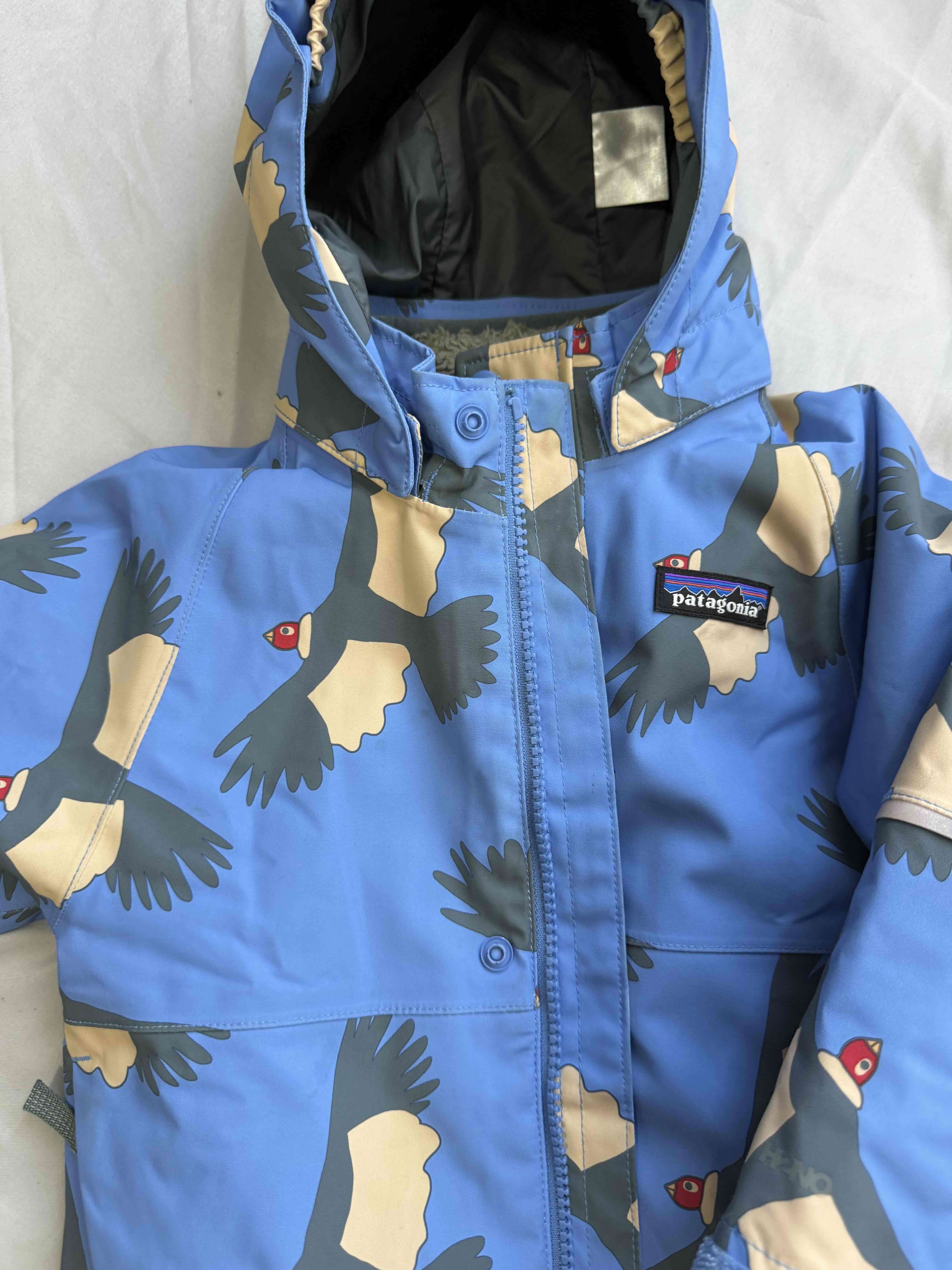 Chaqueta Patagonia  infantil estampada azul - miniatura 2