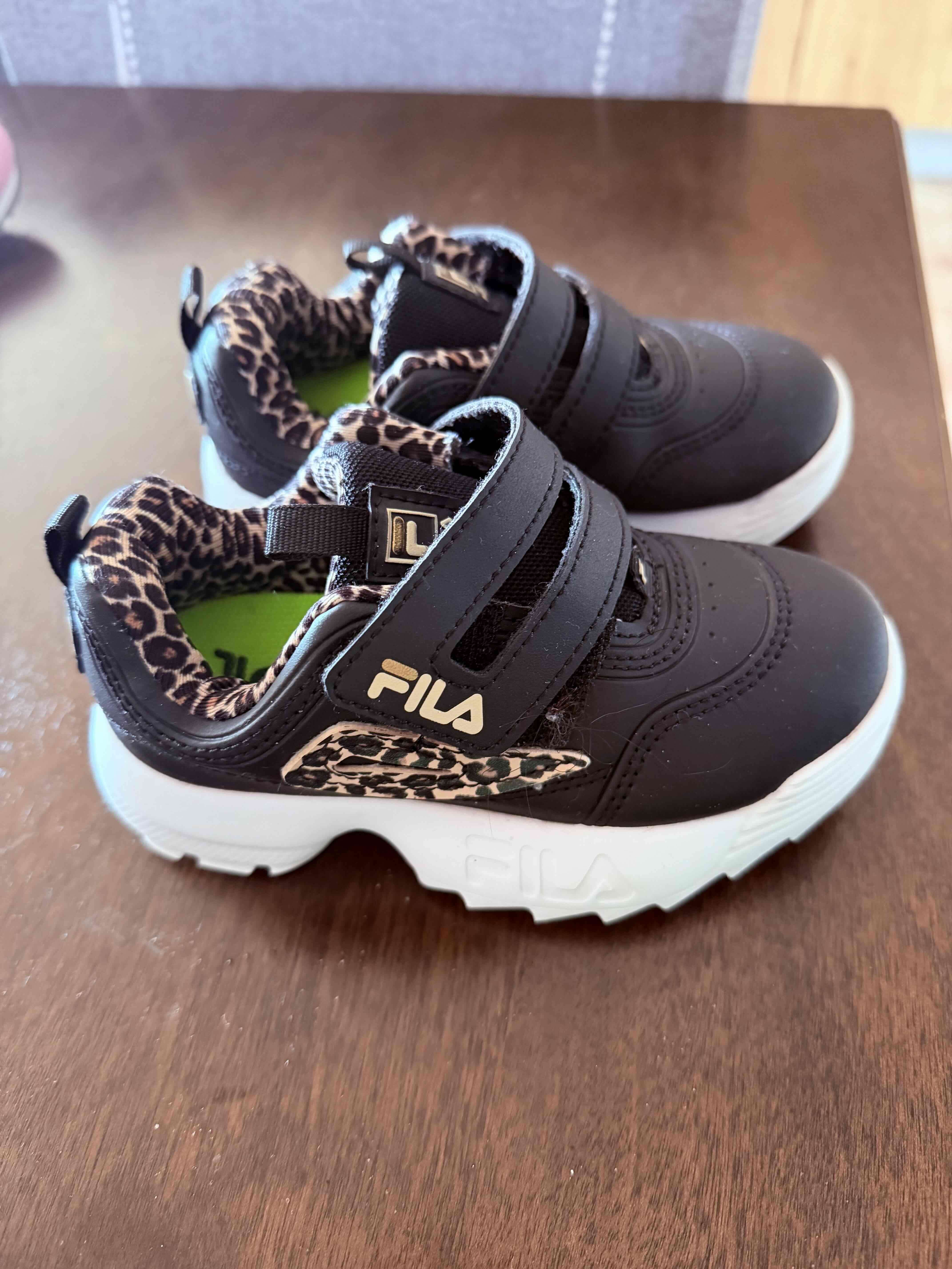Zapatillas negras con diseño de leopardo Niña - miniatura 3