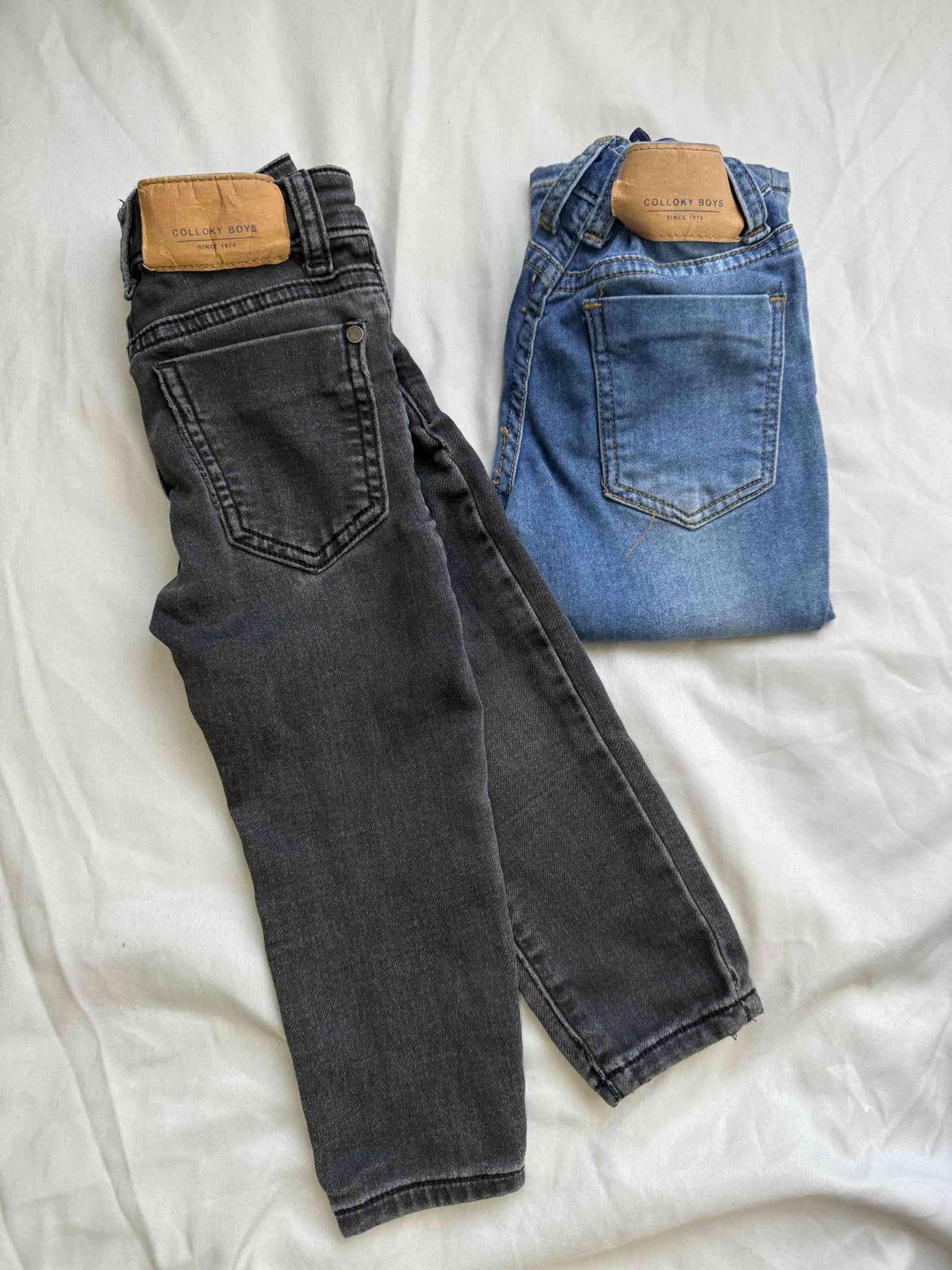 Jeans Colloky  de niño en azul y negro - miniatura 2