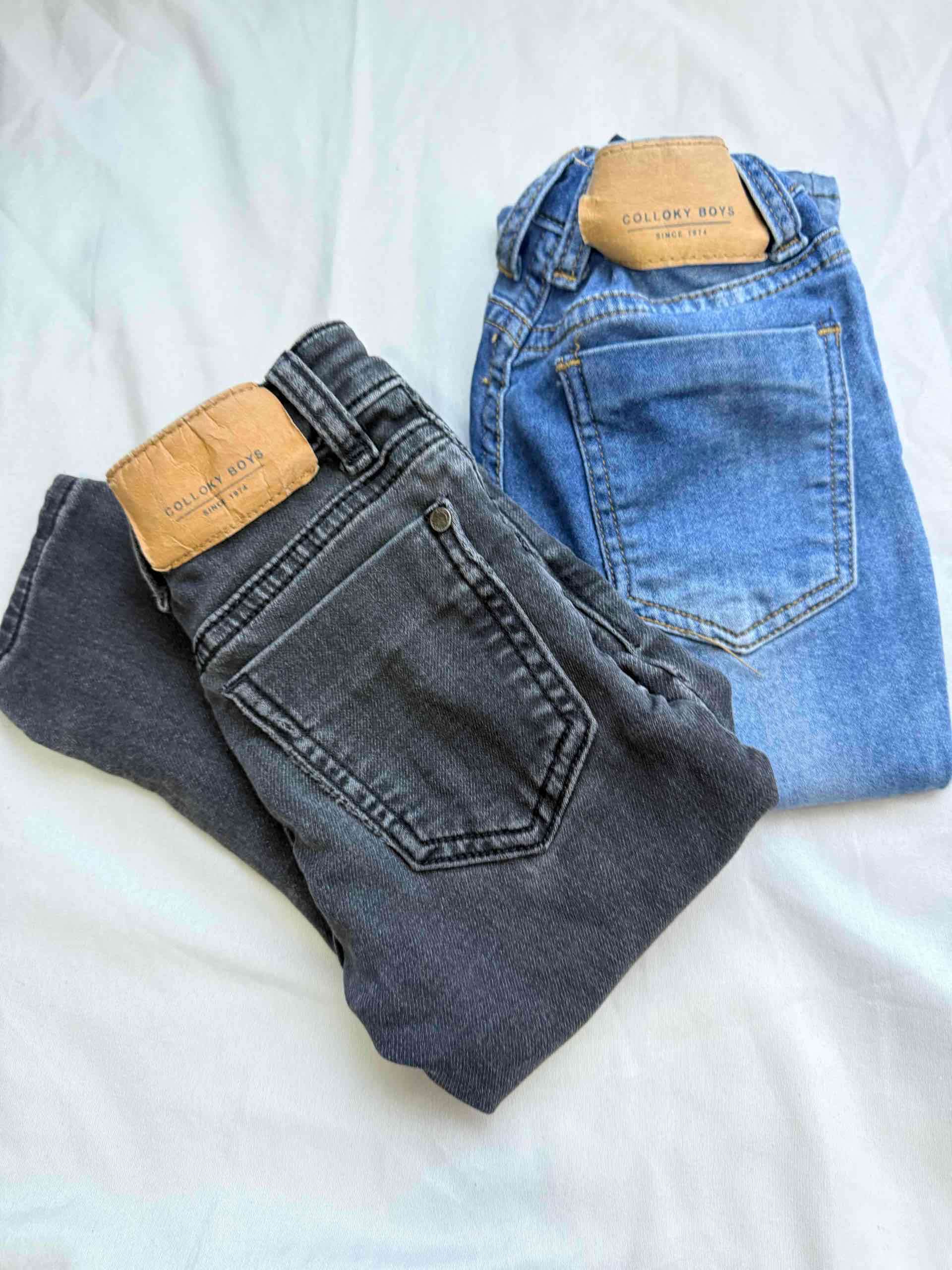 Jeans Colloky  de niño en azul y negro - miniatura 3