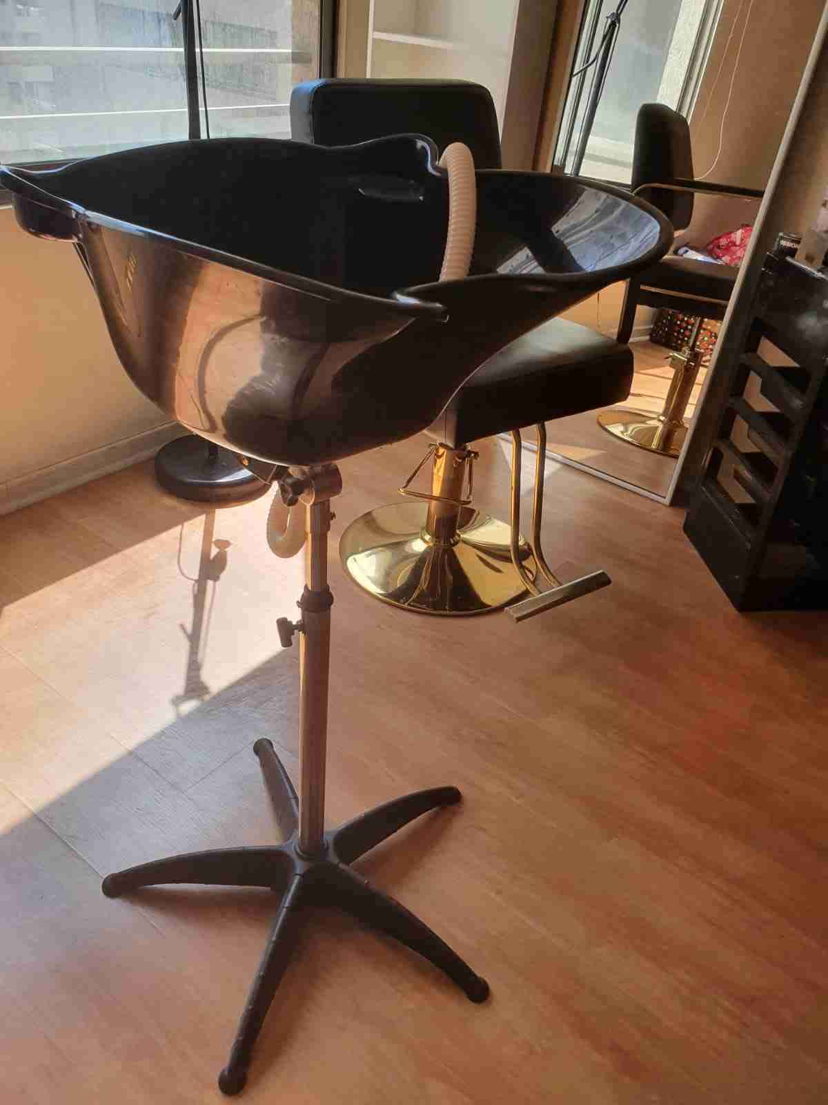 Lavacabezas de peluquería negro - miniatura 2